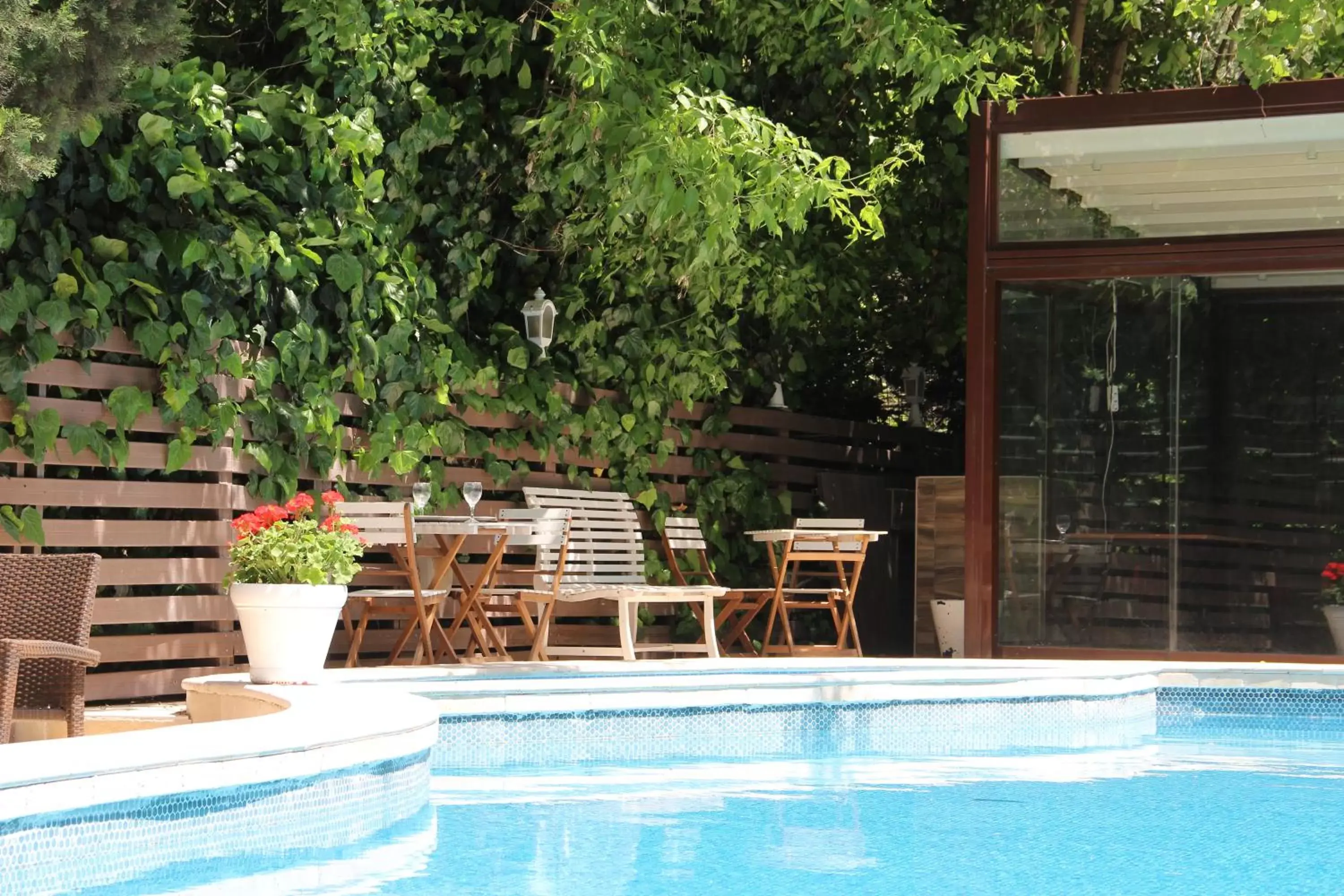 Swimming Pool in Villa Blanche Hotel & Garden Pool