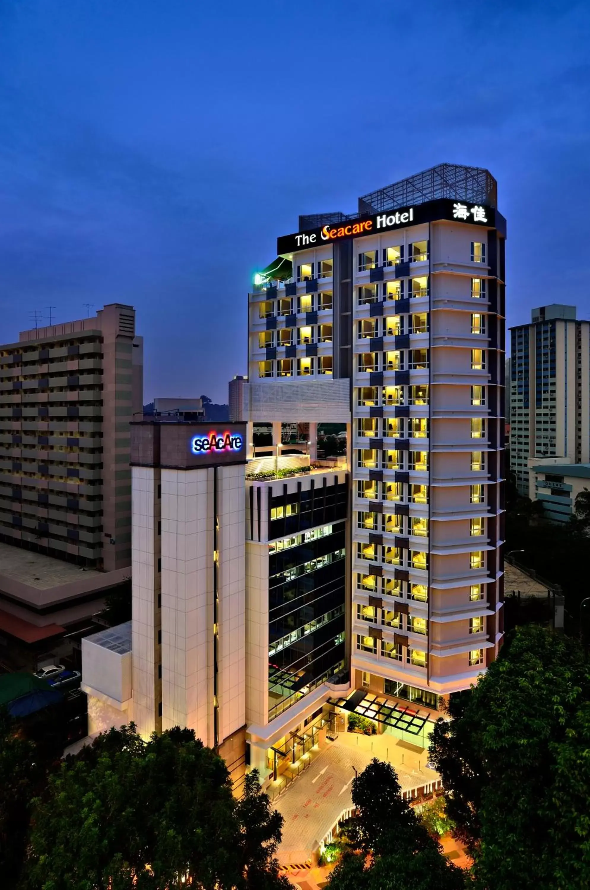 Facade/entrance, Property Building in The Seacare Hotel