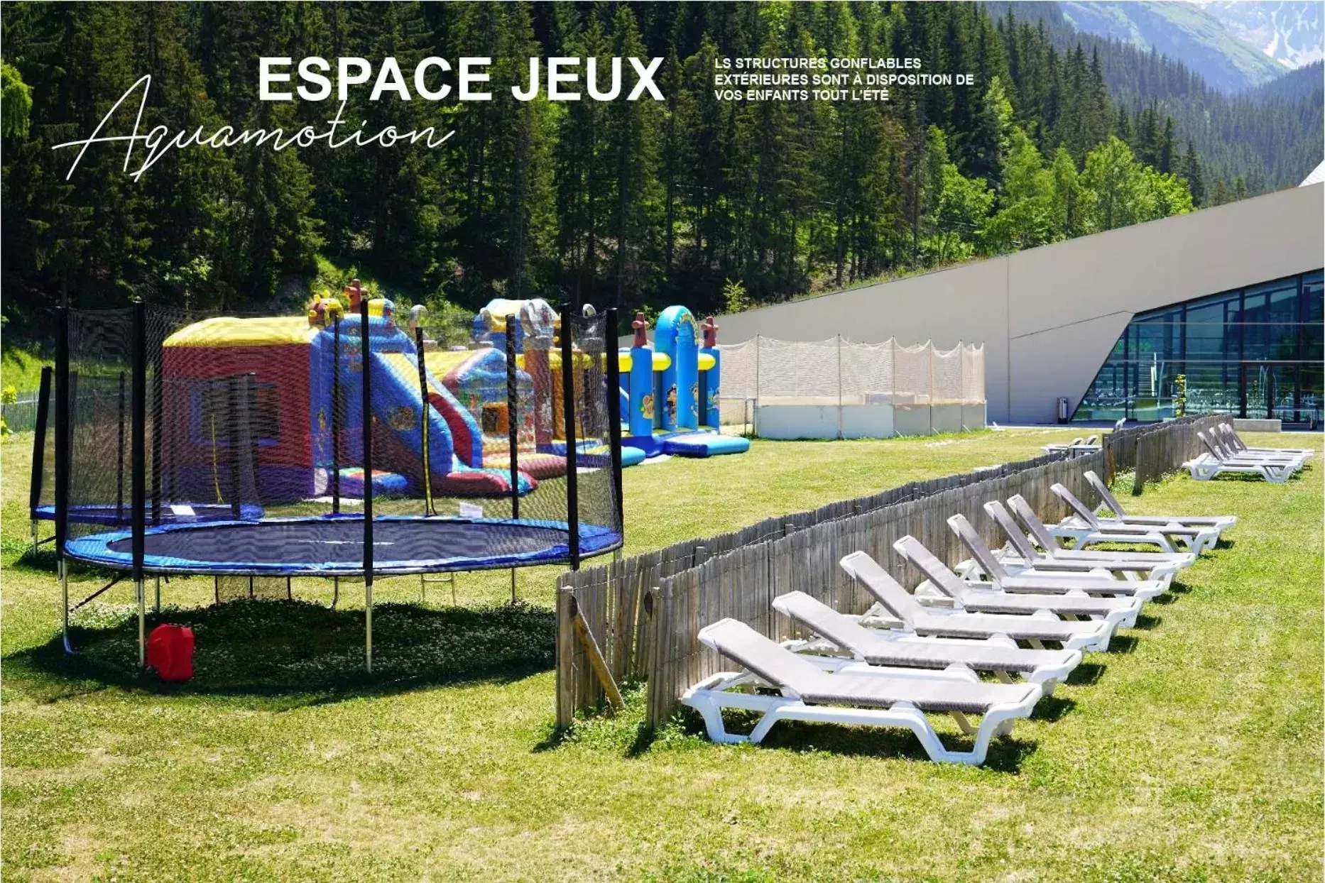Summer, Children's Play Area in Ecrin Blanc Resort Courchevel