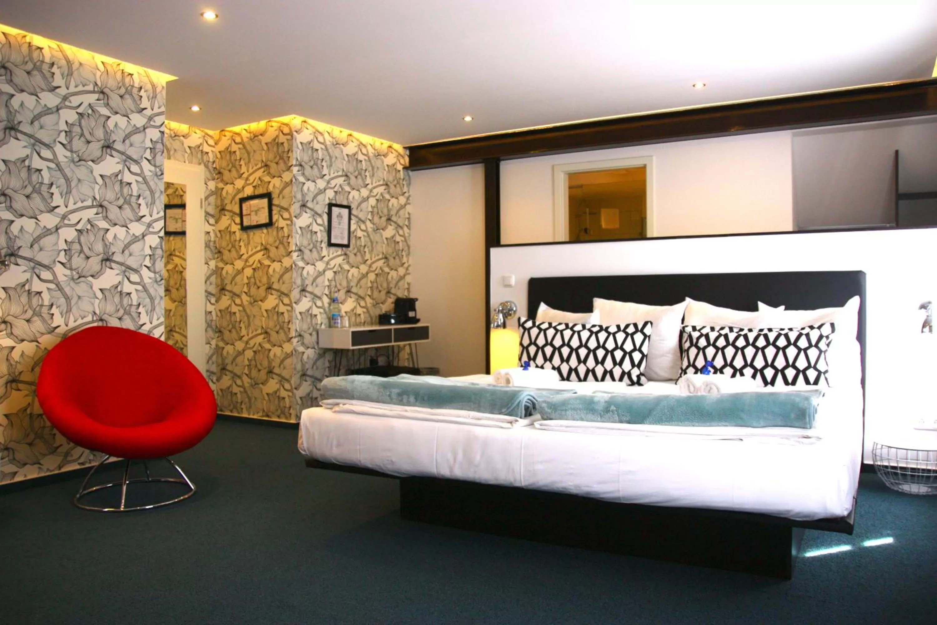 Bed in Hotel am Schloss