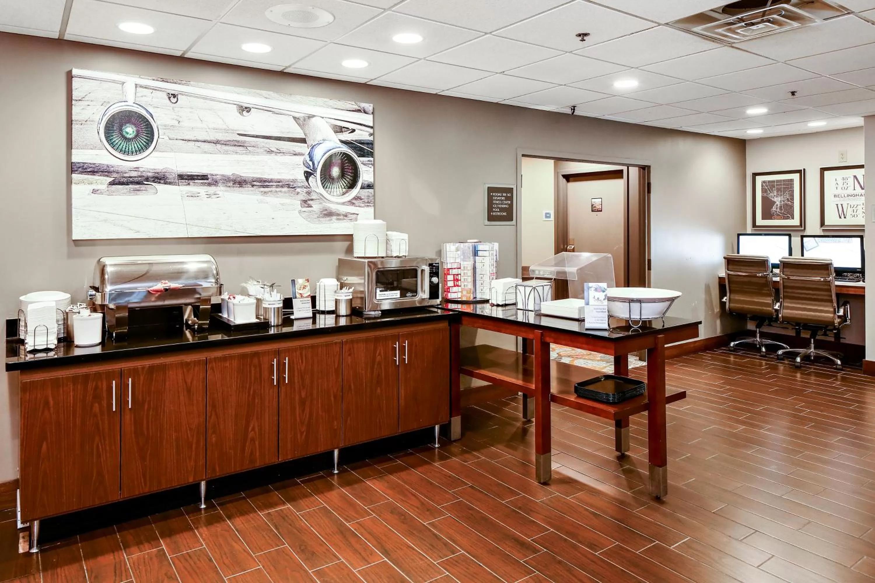 Continental breakfast in Best Western Plus Bellingham