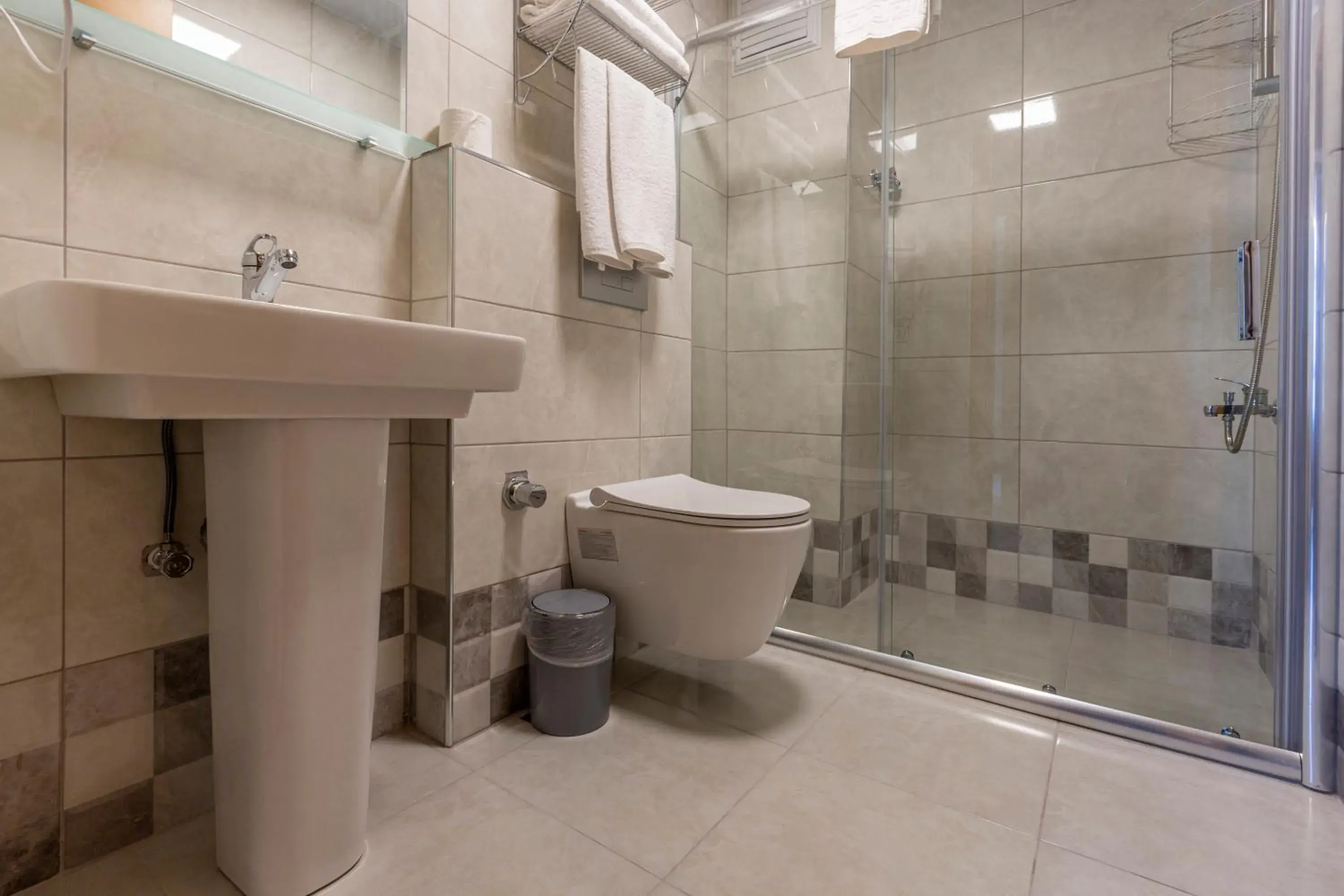 Shower, Bathroom in Antalya Business Hotel