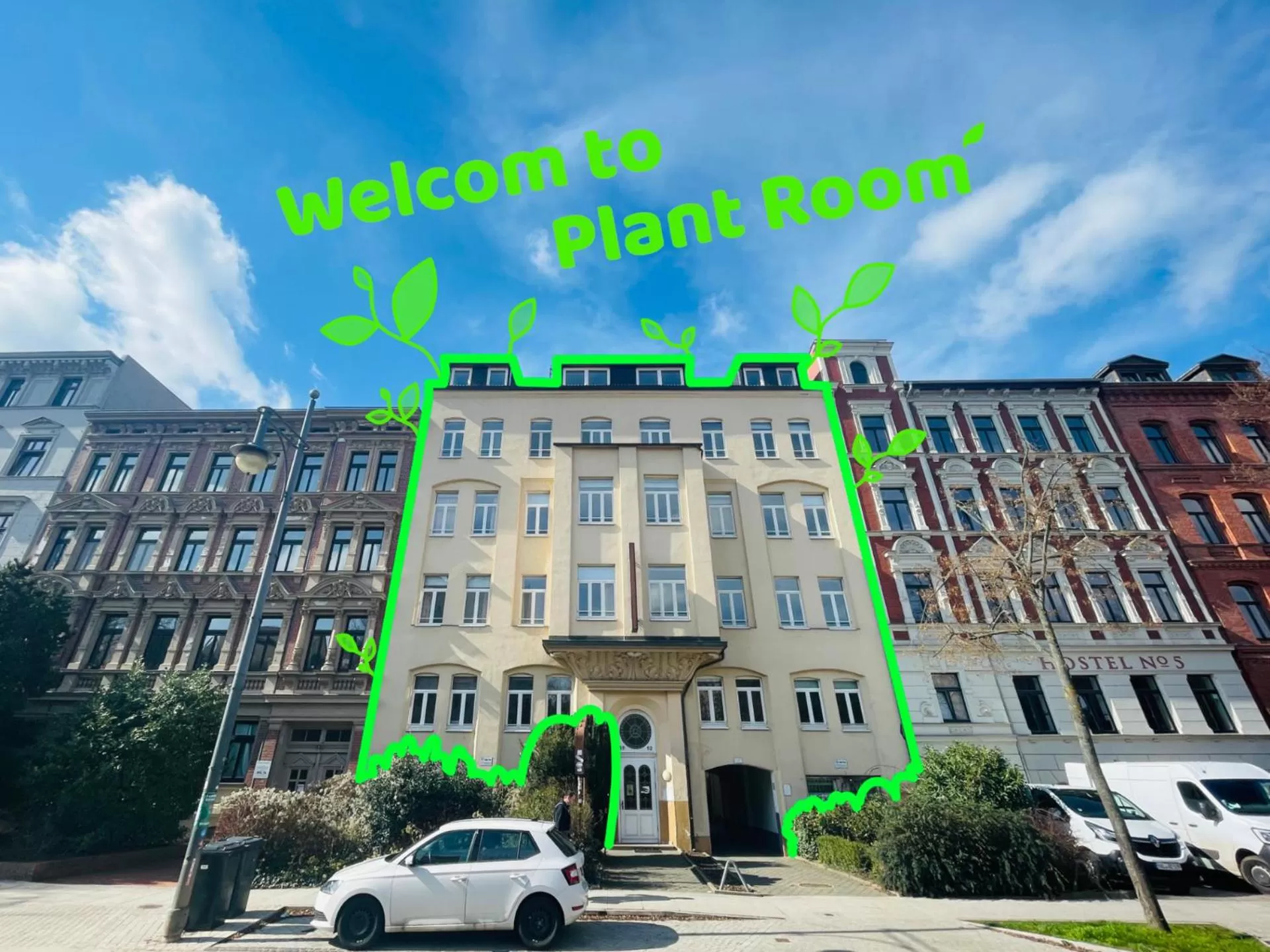 Property Building in Saale, Marktplatz Zentrum, Apartmenthaus am Dom von Plant Room