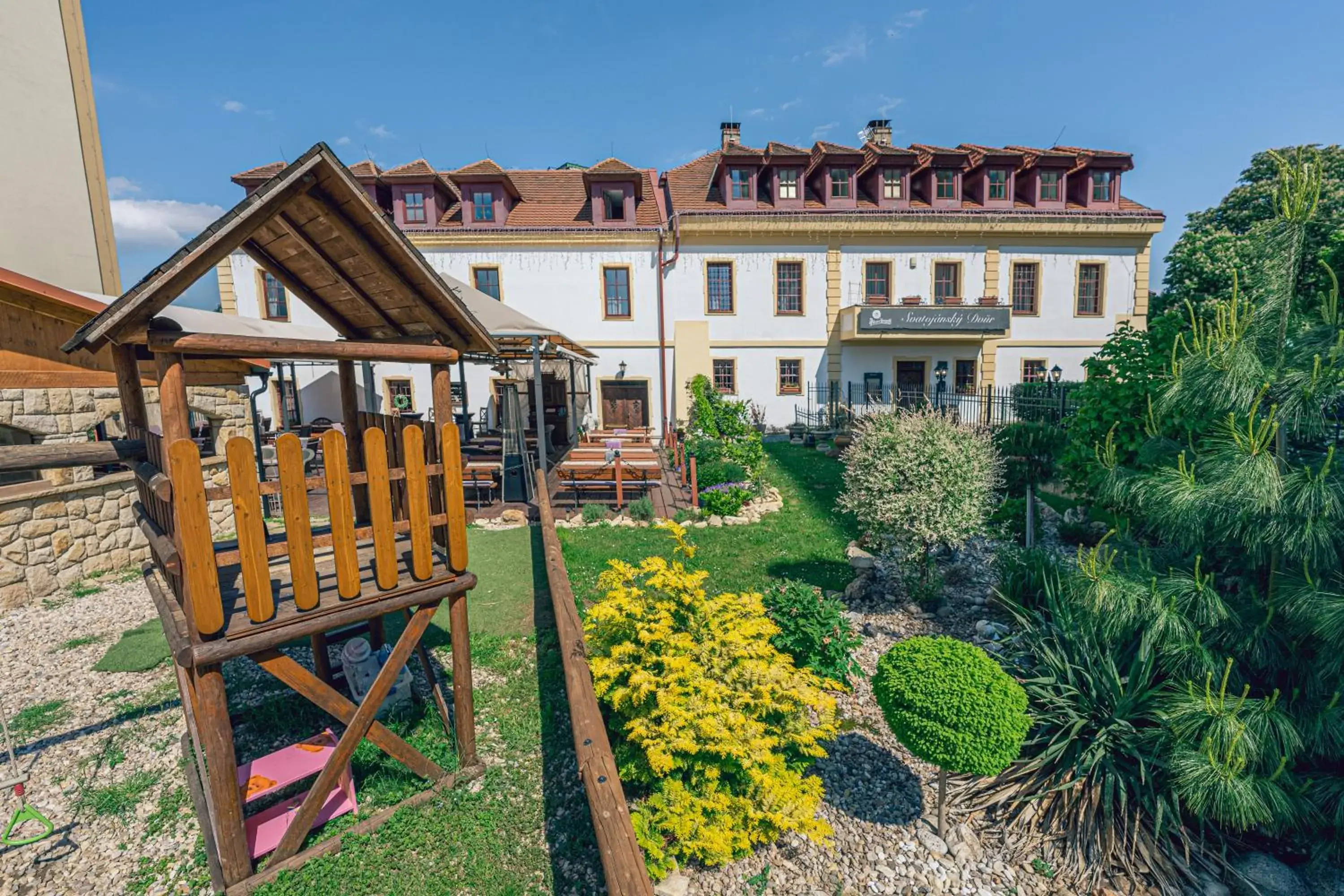 Children play ground, Property Building in Hotel Svatojánský Dvůr