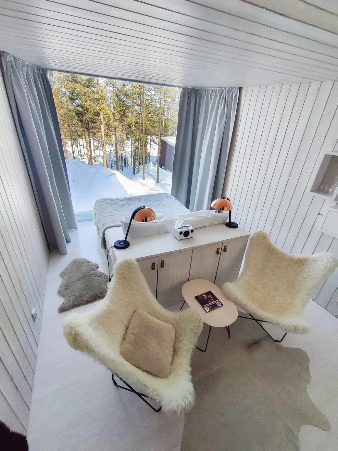 Winter in Arctic TreeHouse Hotel