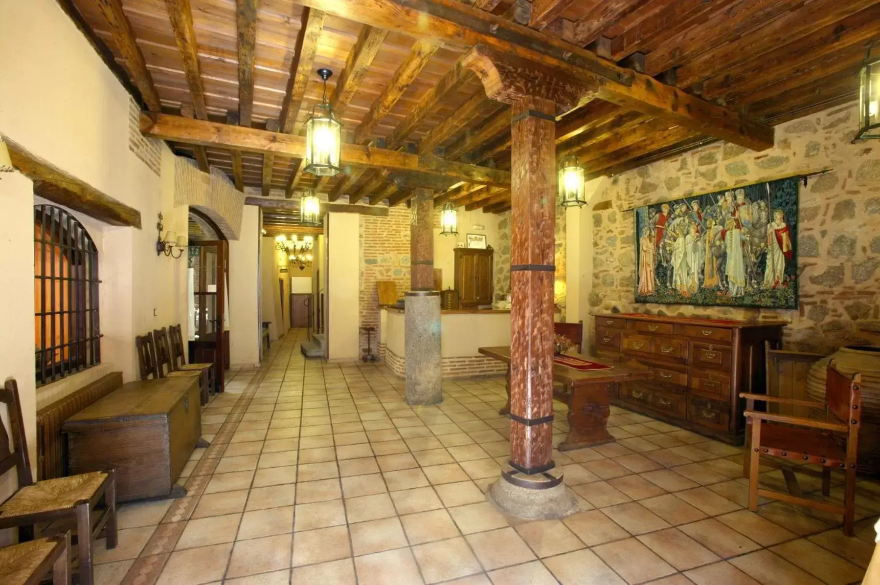 Lobby or reception in Hotel Las Cancelas Lobby or reception in Hotel Las Cancelas