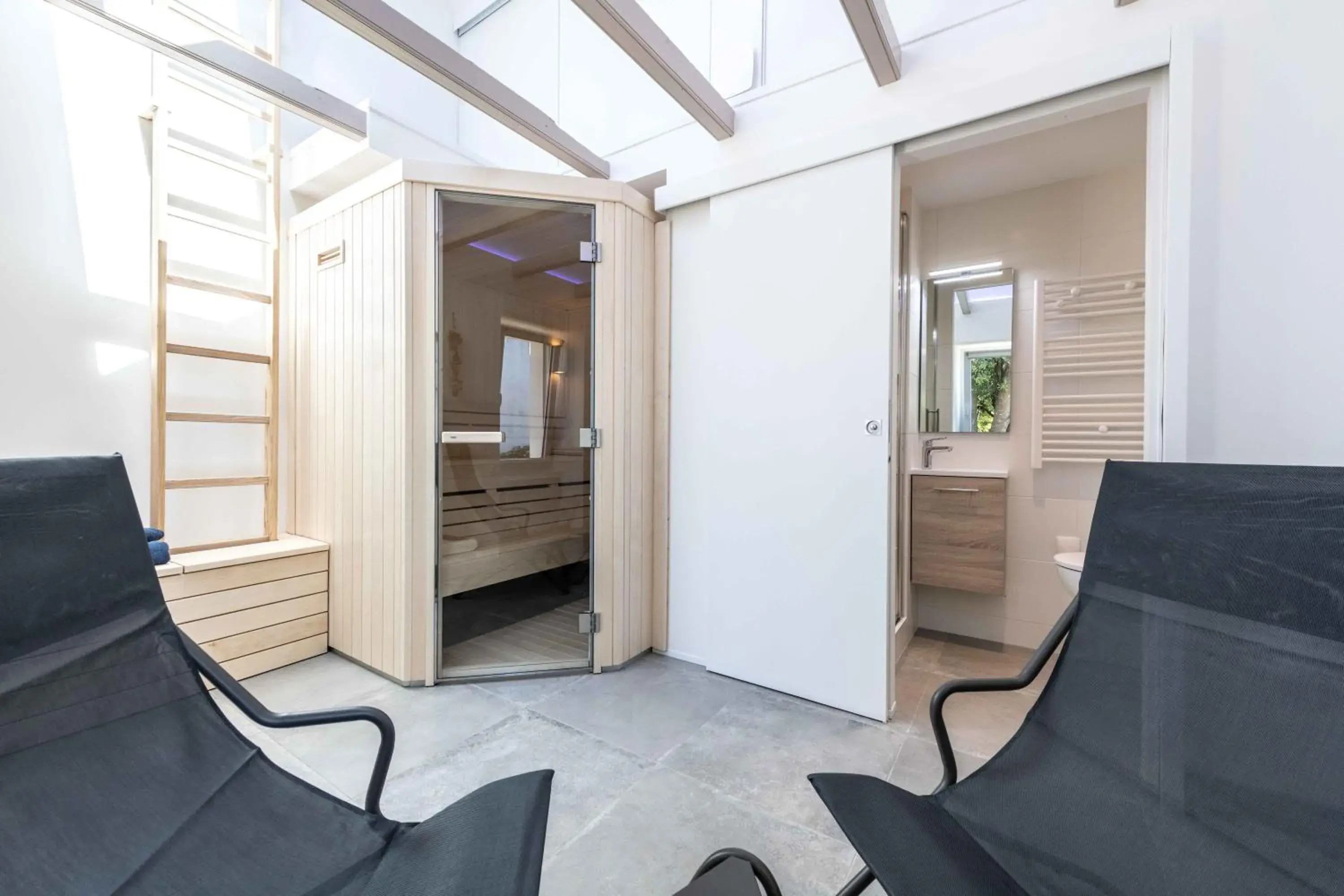 Sauna in Hotel Le Clos Fleuri