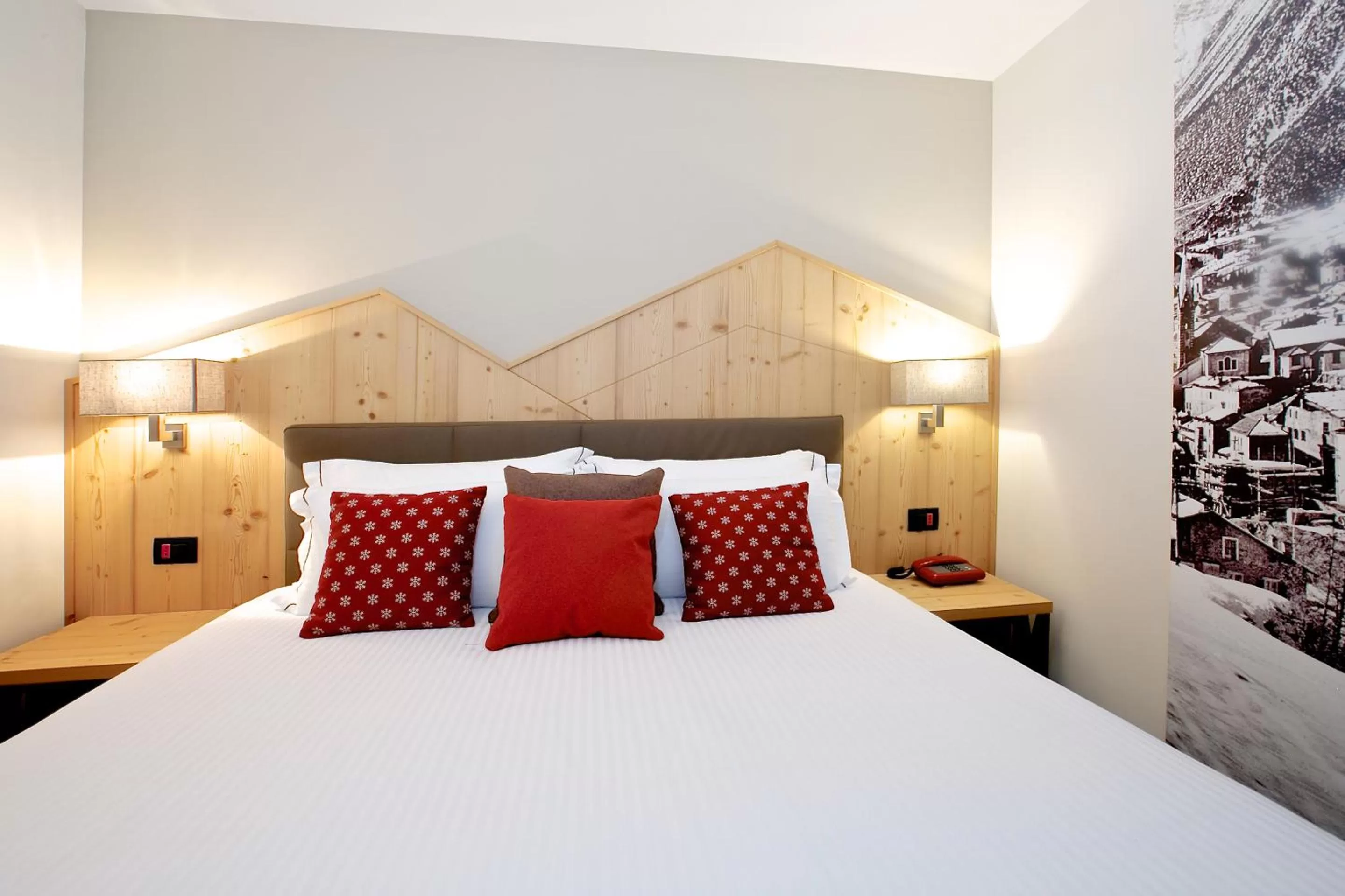 Bed in Olimpia Hotel