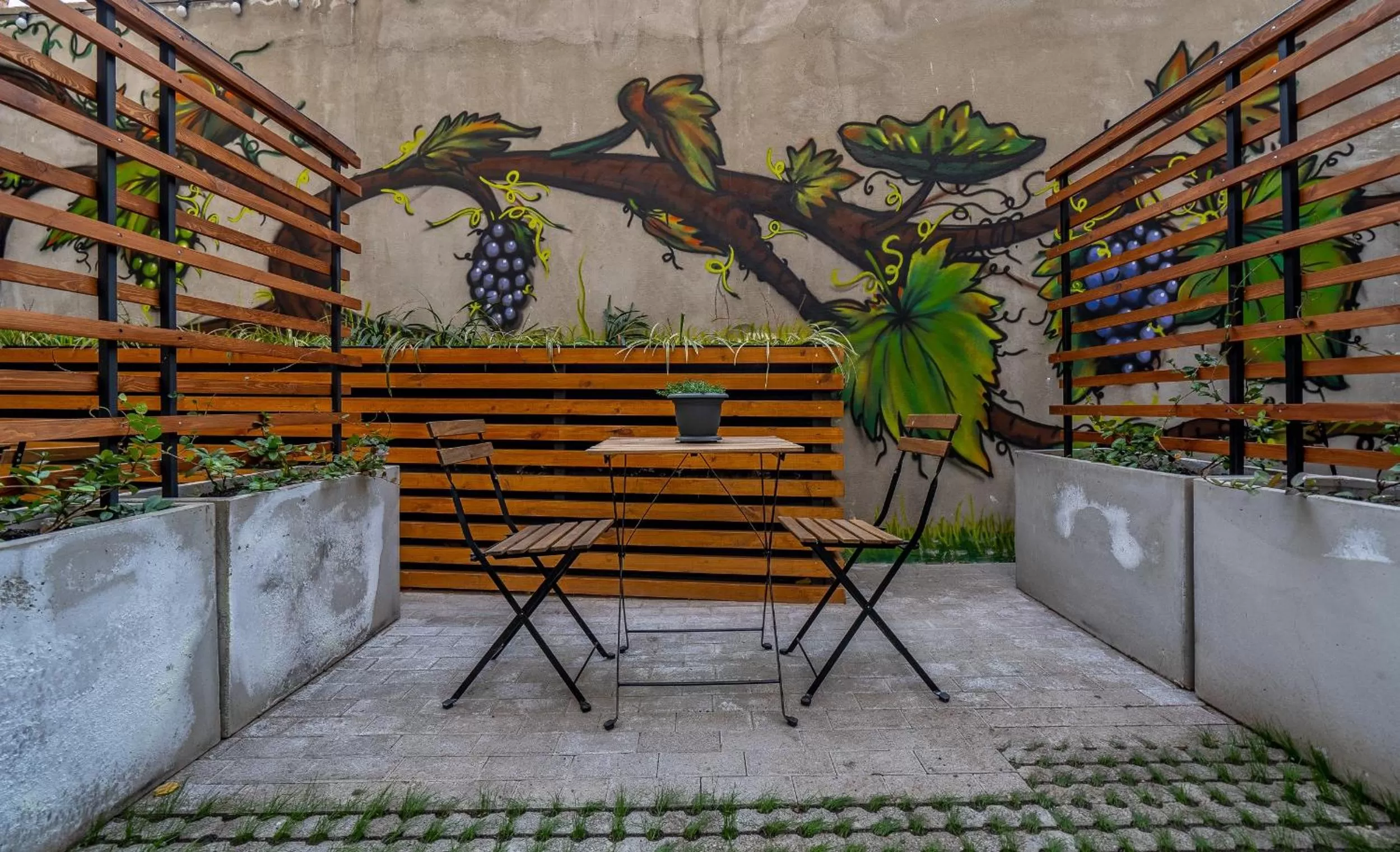 Patio in Tbilisi Story Hotel