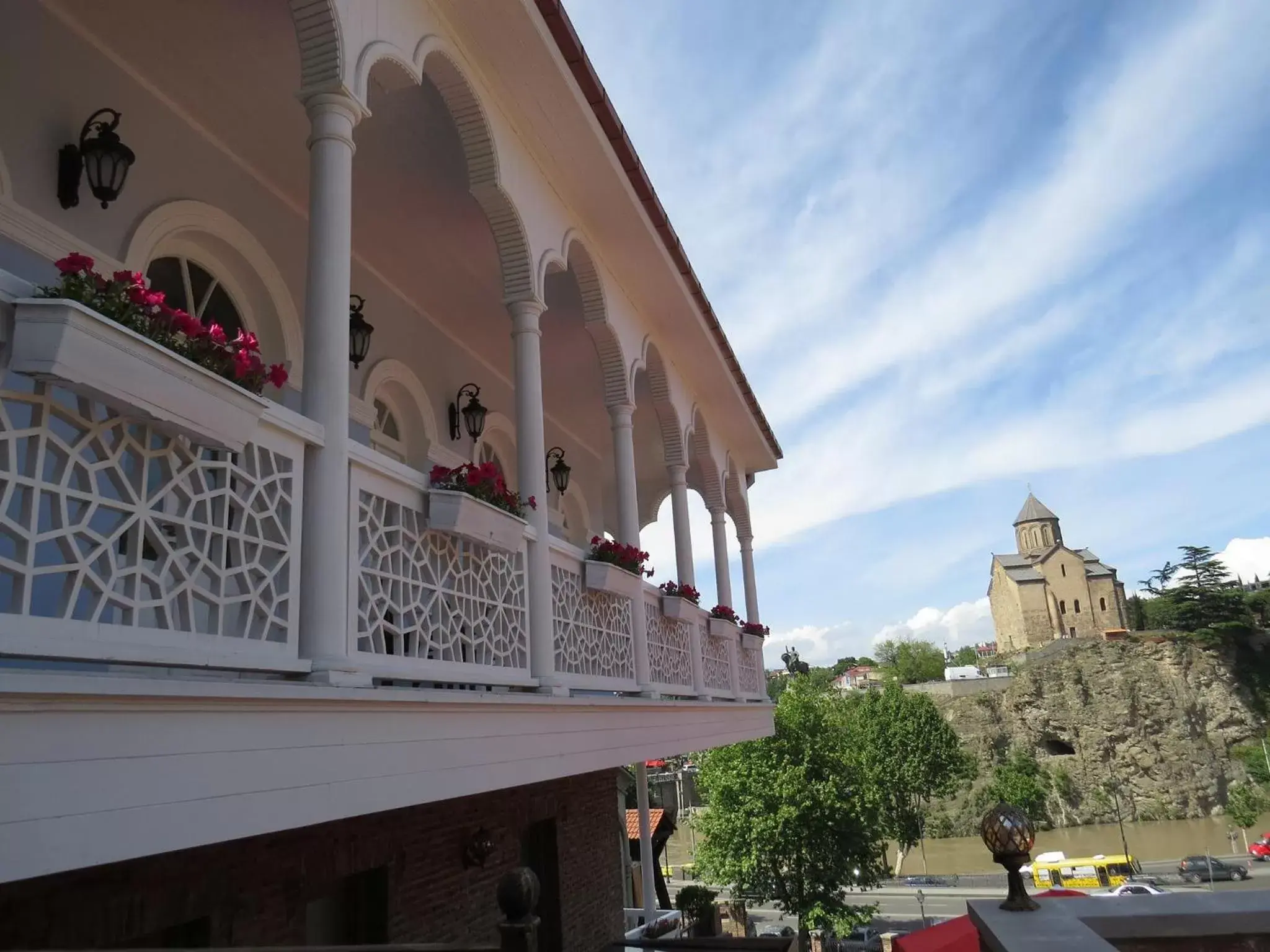 Balcony/Terrace in Hotel Aivani Old Tbilisi by DNT Group