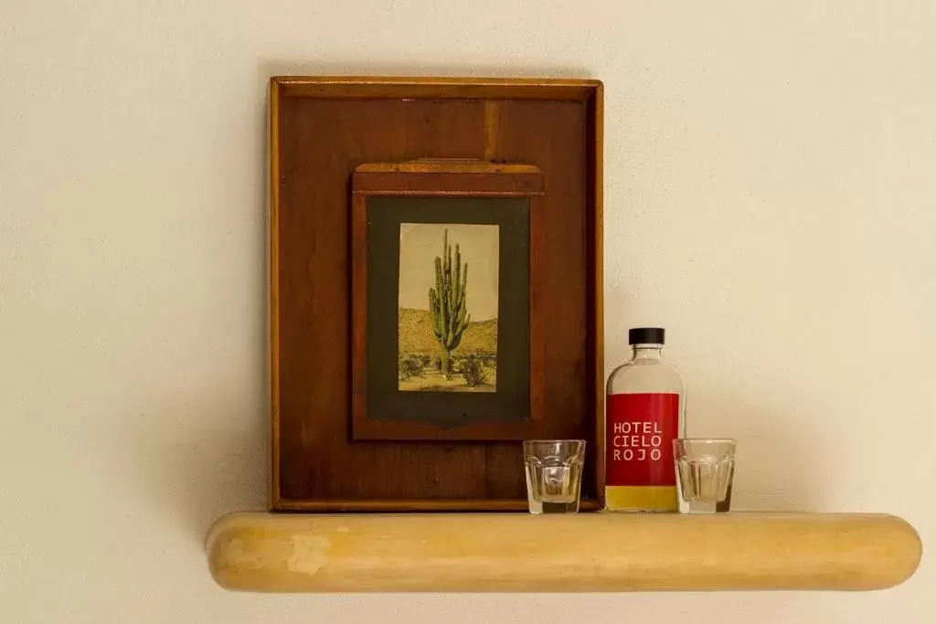 Decorative detail, Drinks in Hotel Cielo Rojo