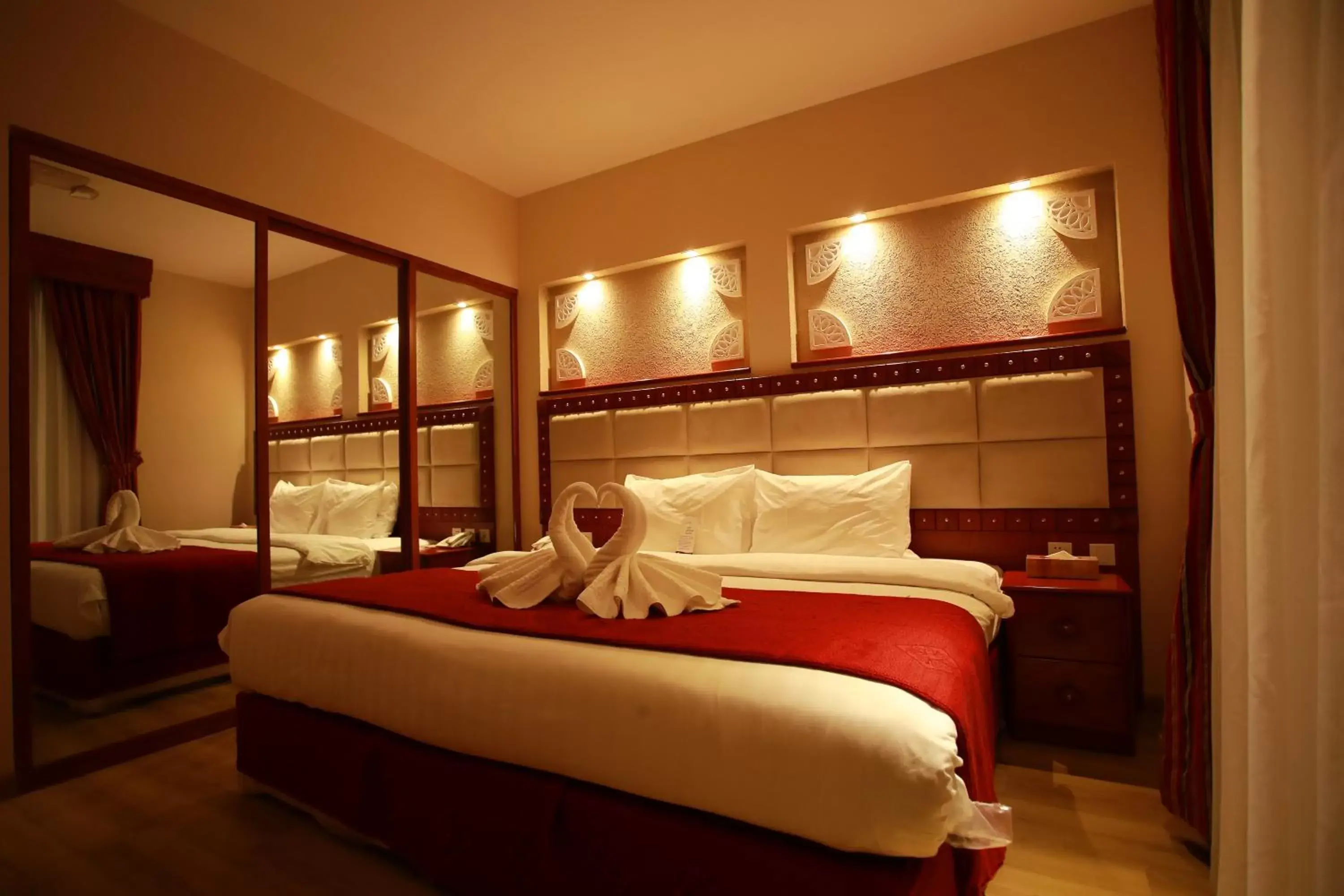 Bed in Al Liwan Suites Rawdat Al Khail