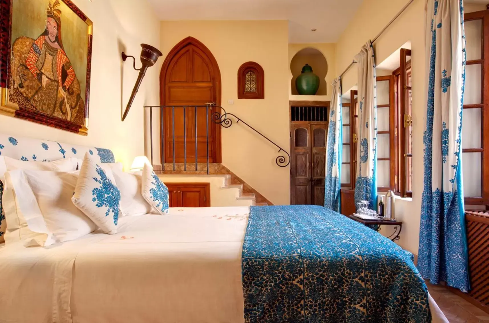 Bed in La Maison Arabe Hotel, Spa & Cooking Workshops