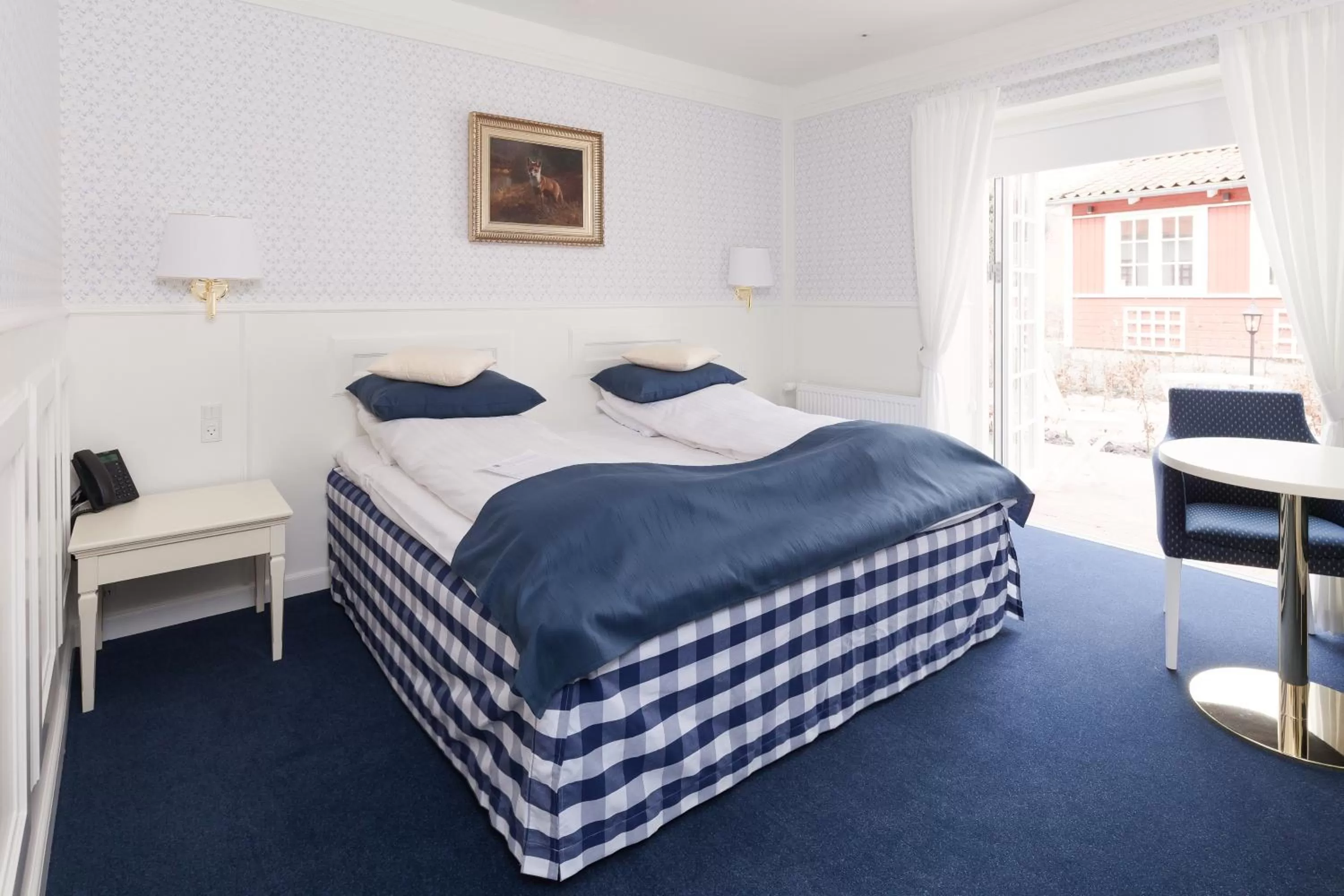 Bed in Hotel Kirstine