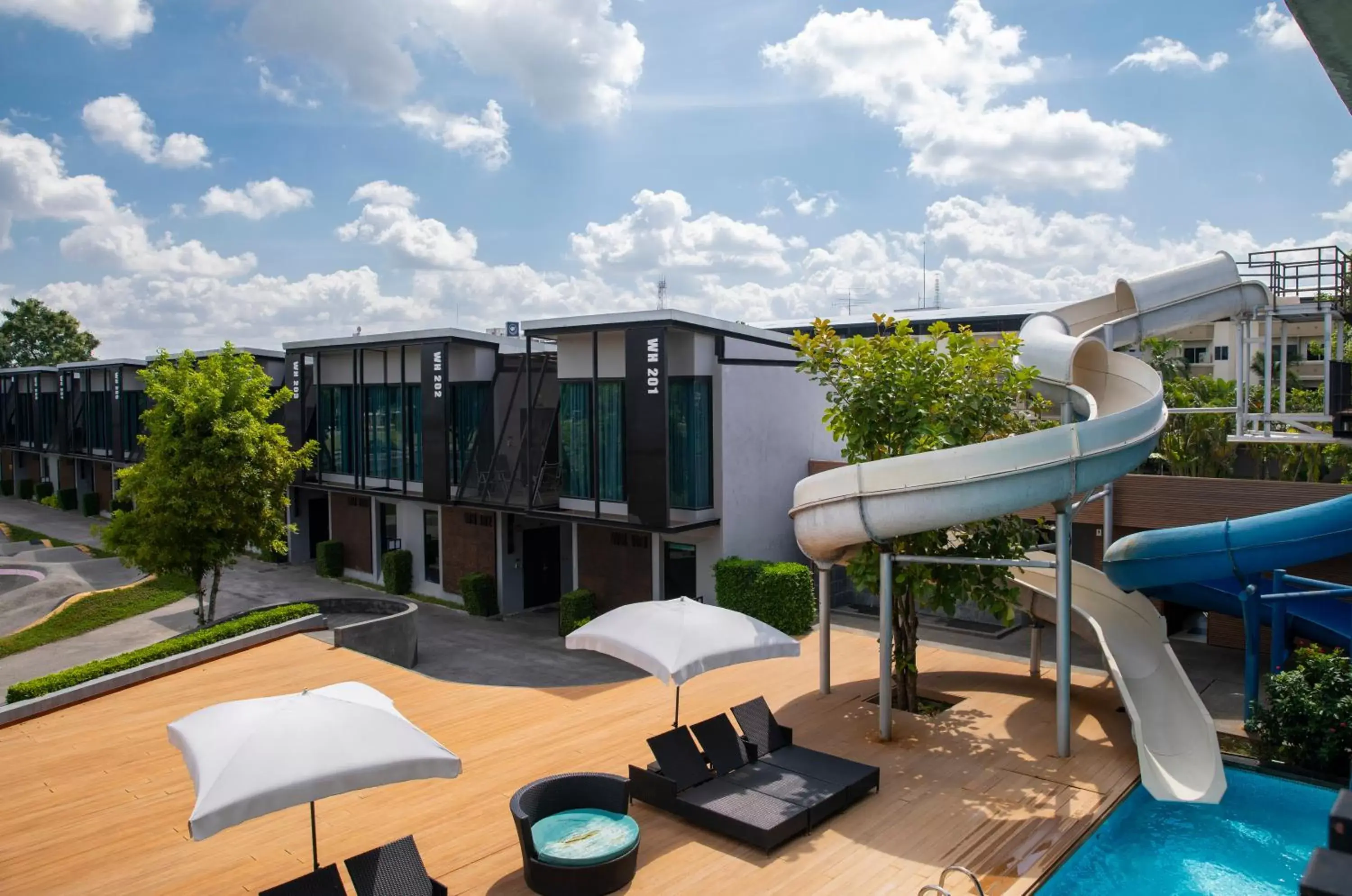 Swimming pool in The VELO'S Hotel and Pumptrack