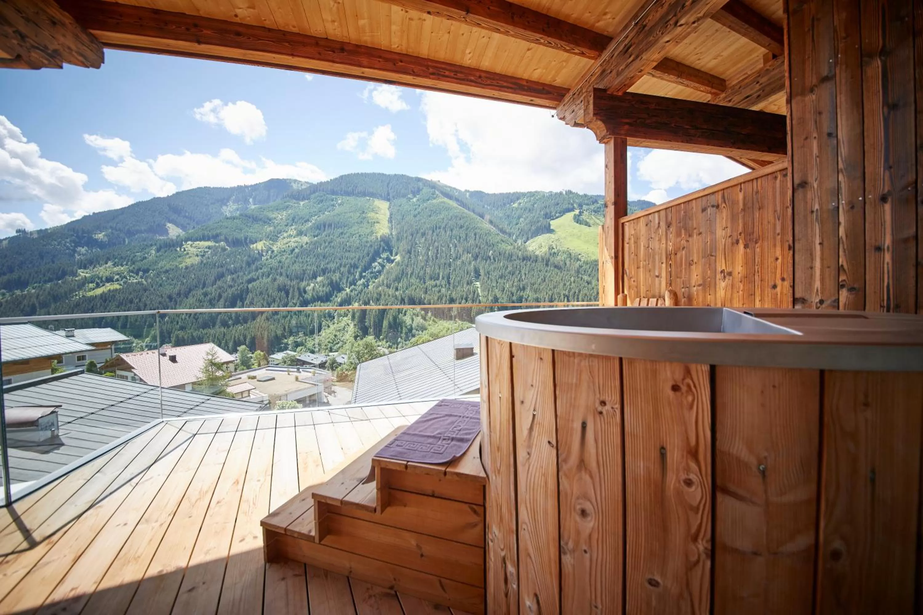 Balcony/Terrace in Hotel Astrid - Ski In - Ski Out