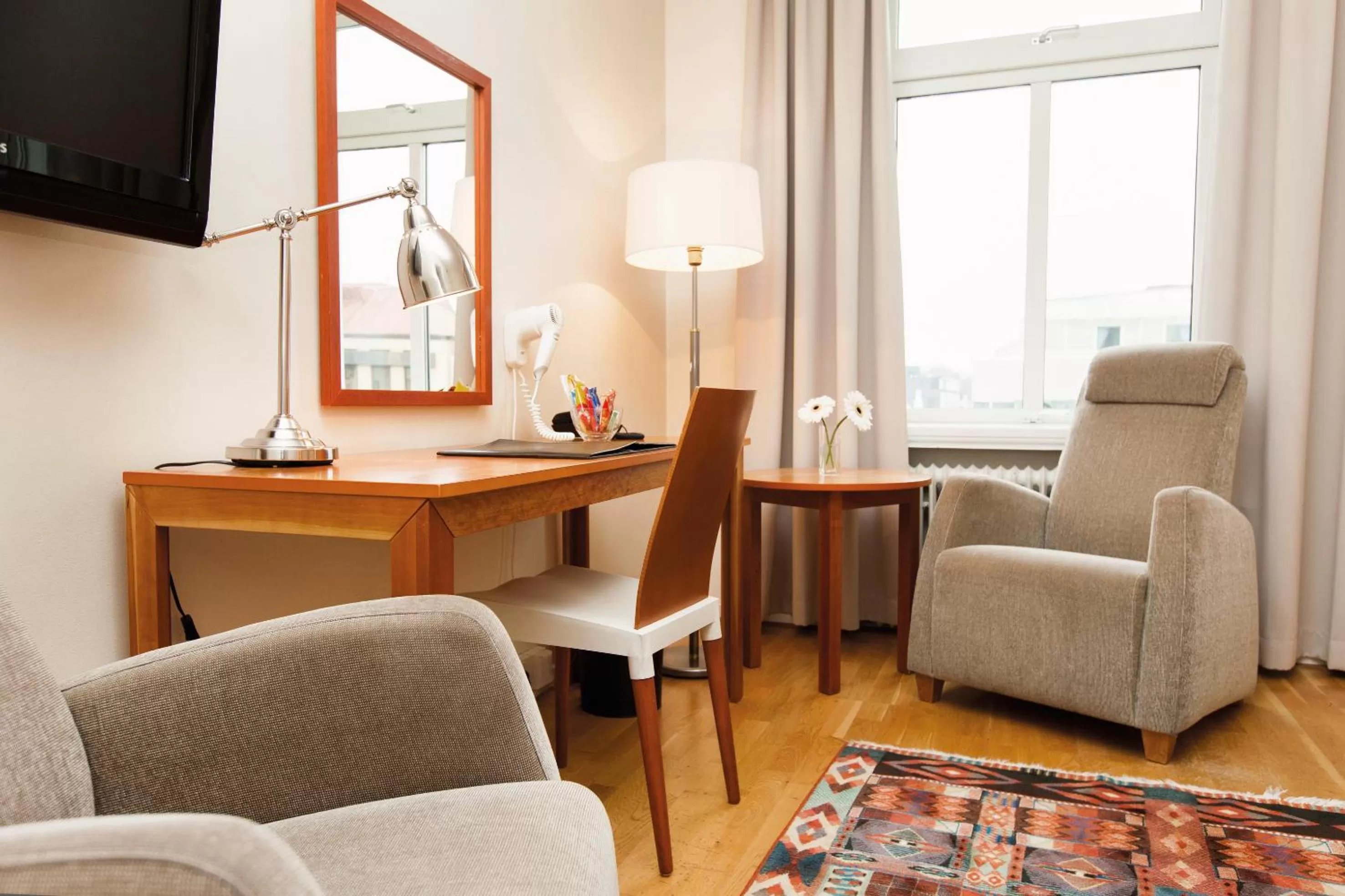 Seating area in Elite Stadshotellet Växjö