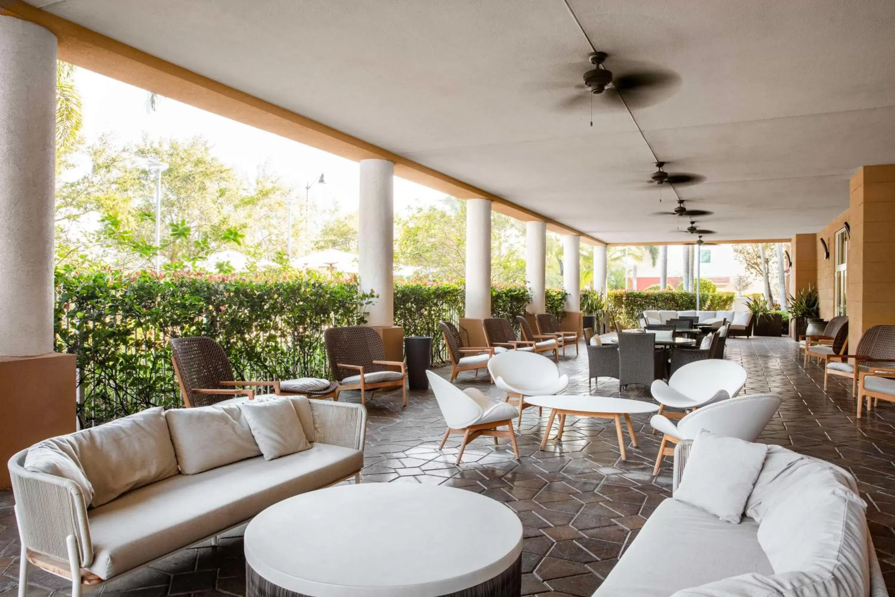 Patio in Hampton Inn & Suites Homestead Miami South