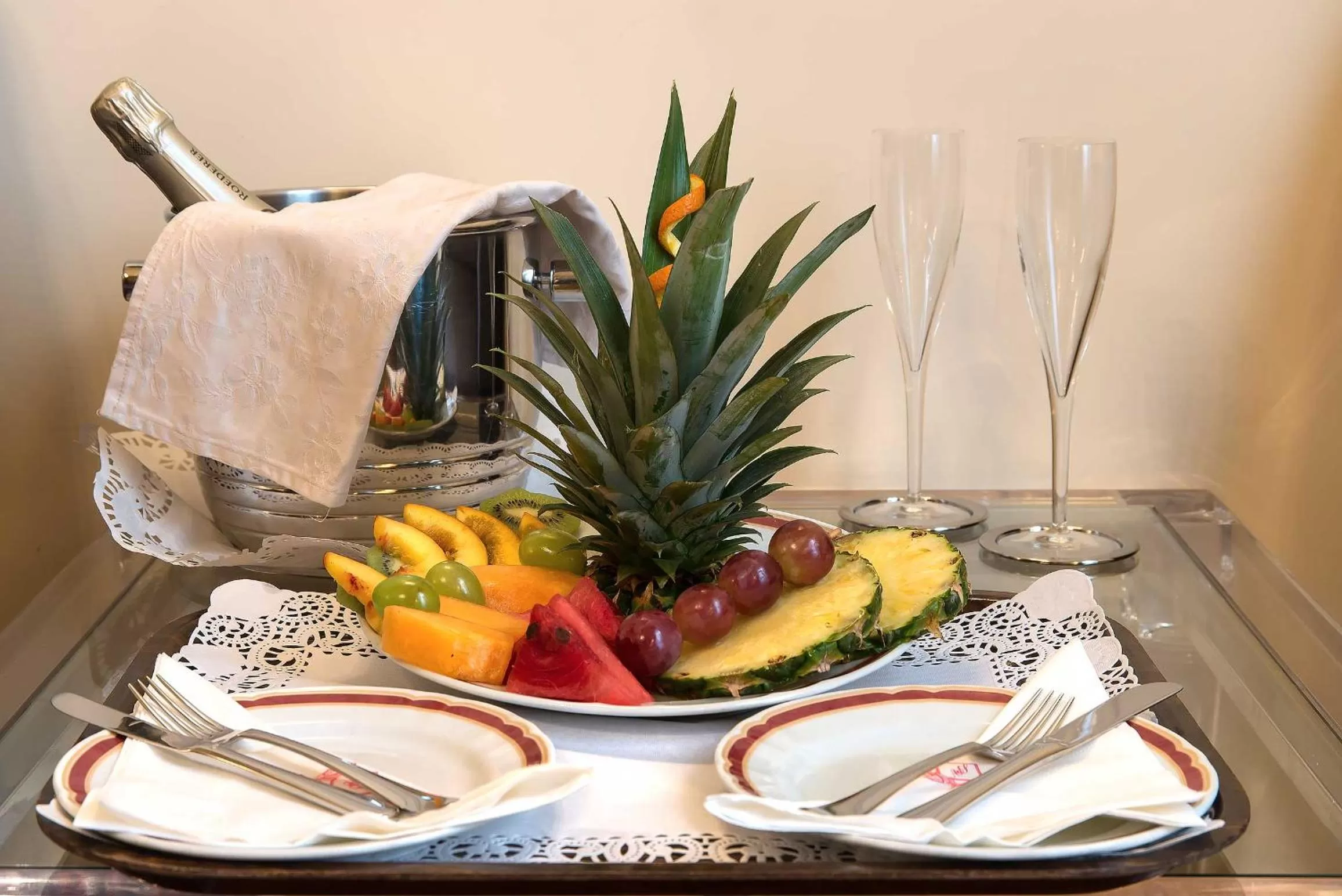 Food close-up in Albergo del Senato