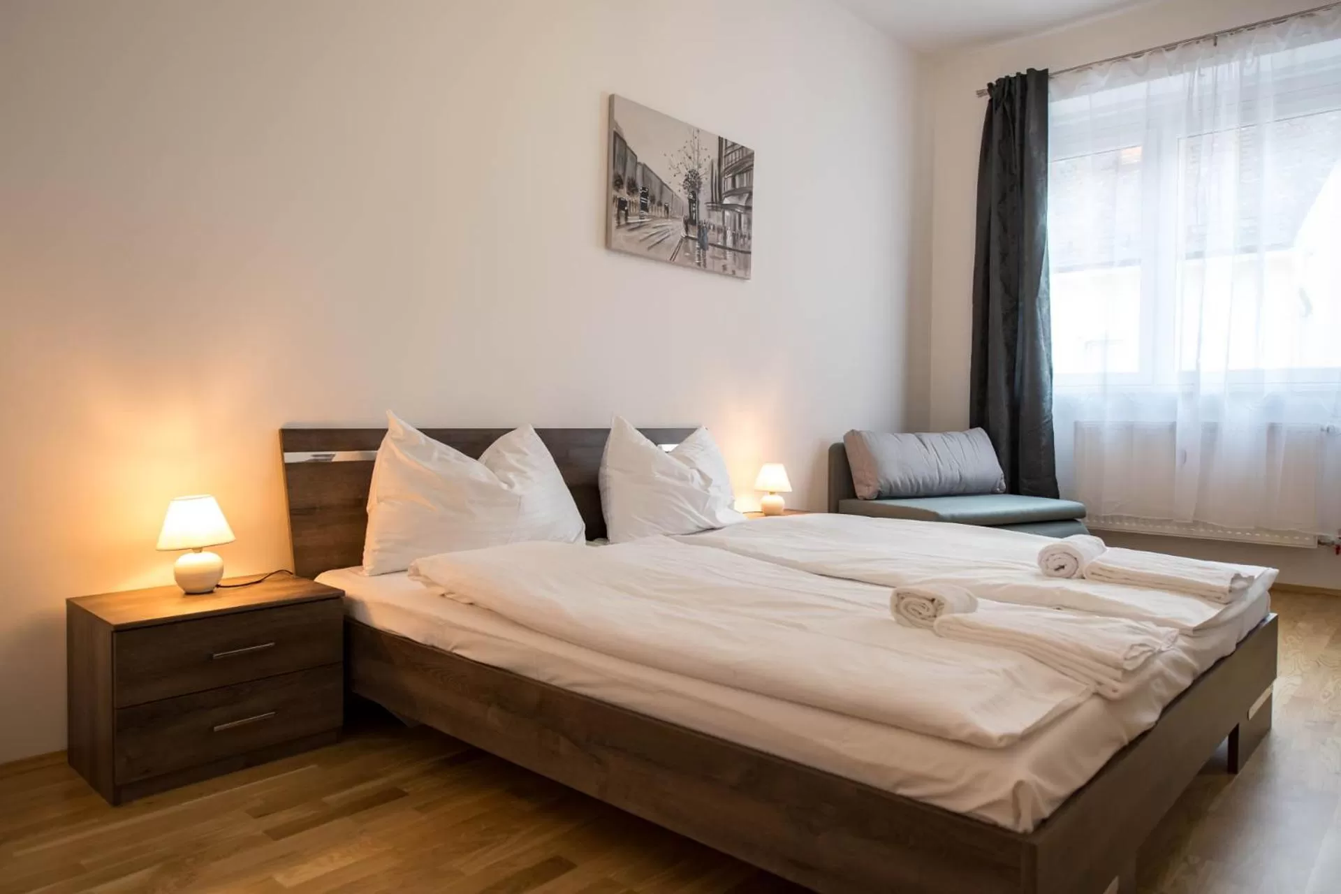 Bed in Minihotel Graz Apartments