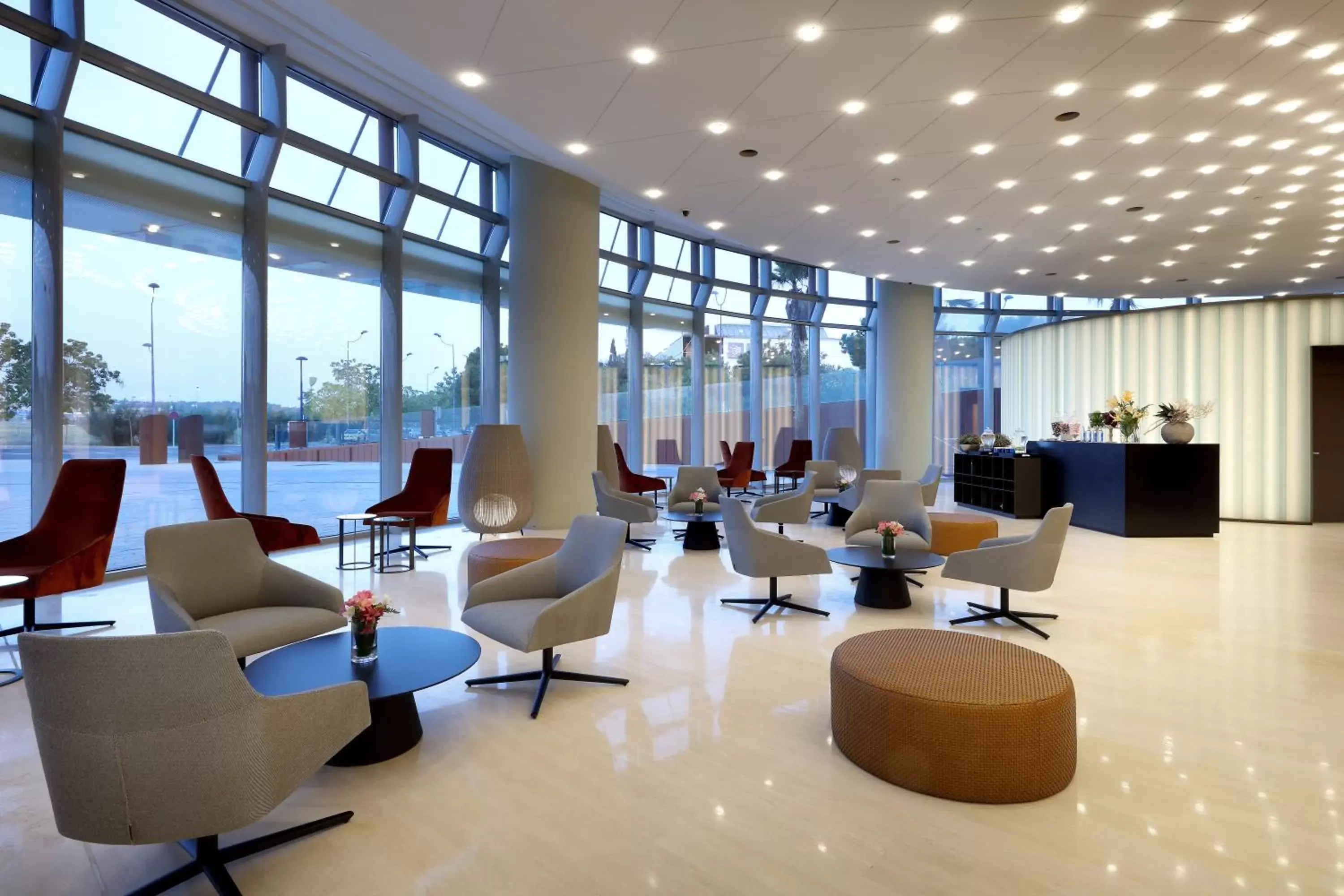 Lobby or reception in Eurostars Torre Sevilla