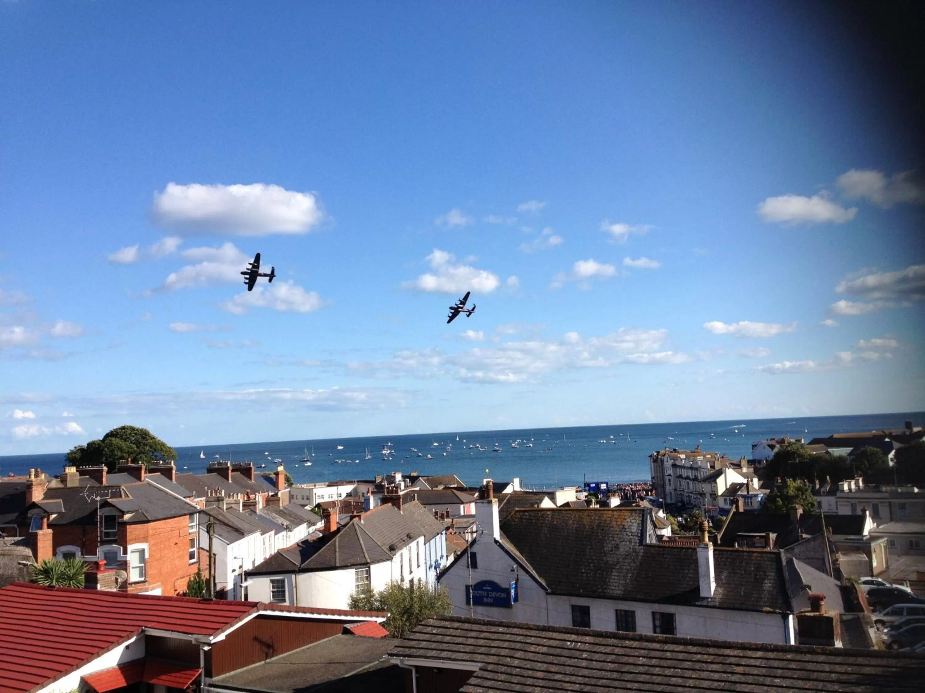 Sea view in Lammas Park House