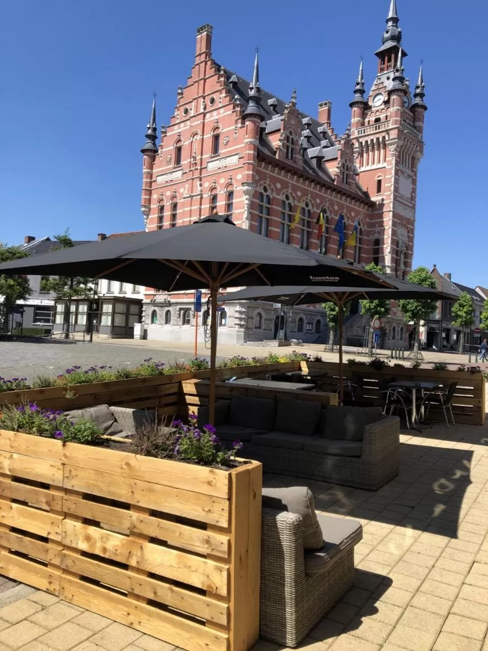 Garden in Hotel Temse