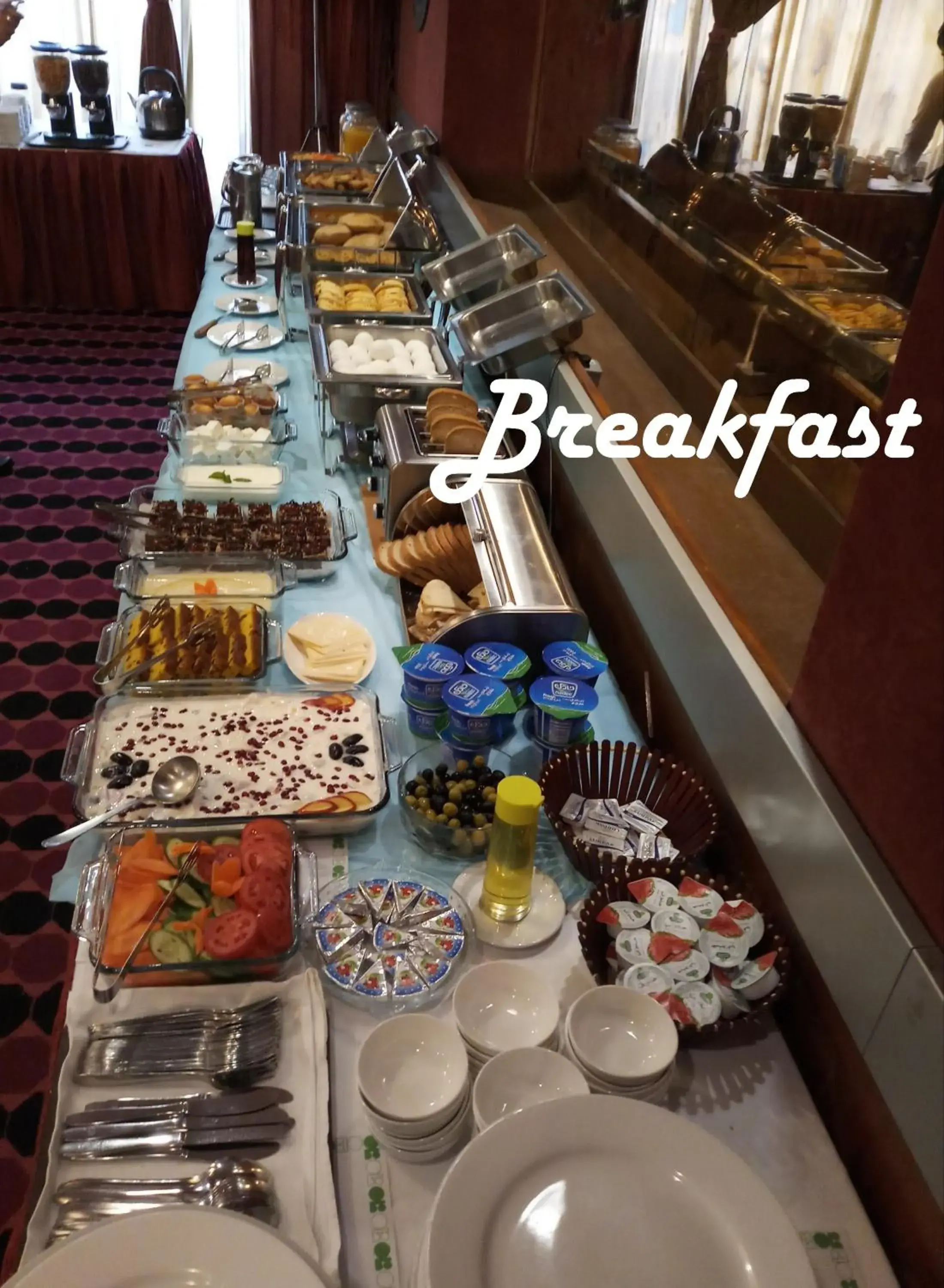 Buffet breakfast in Oriental Palace Hotel
