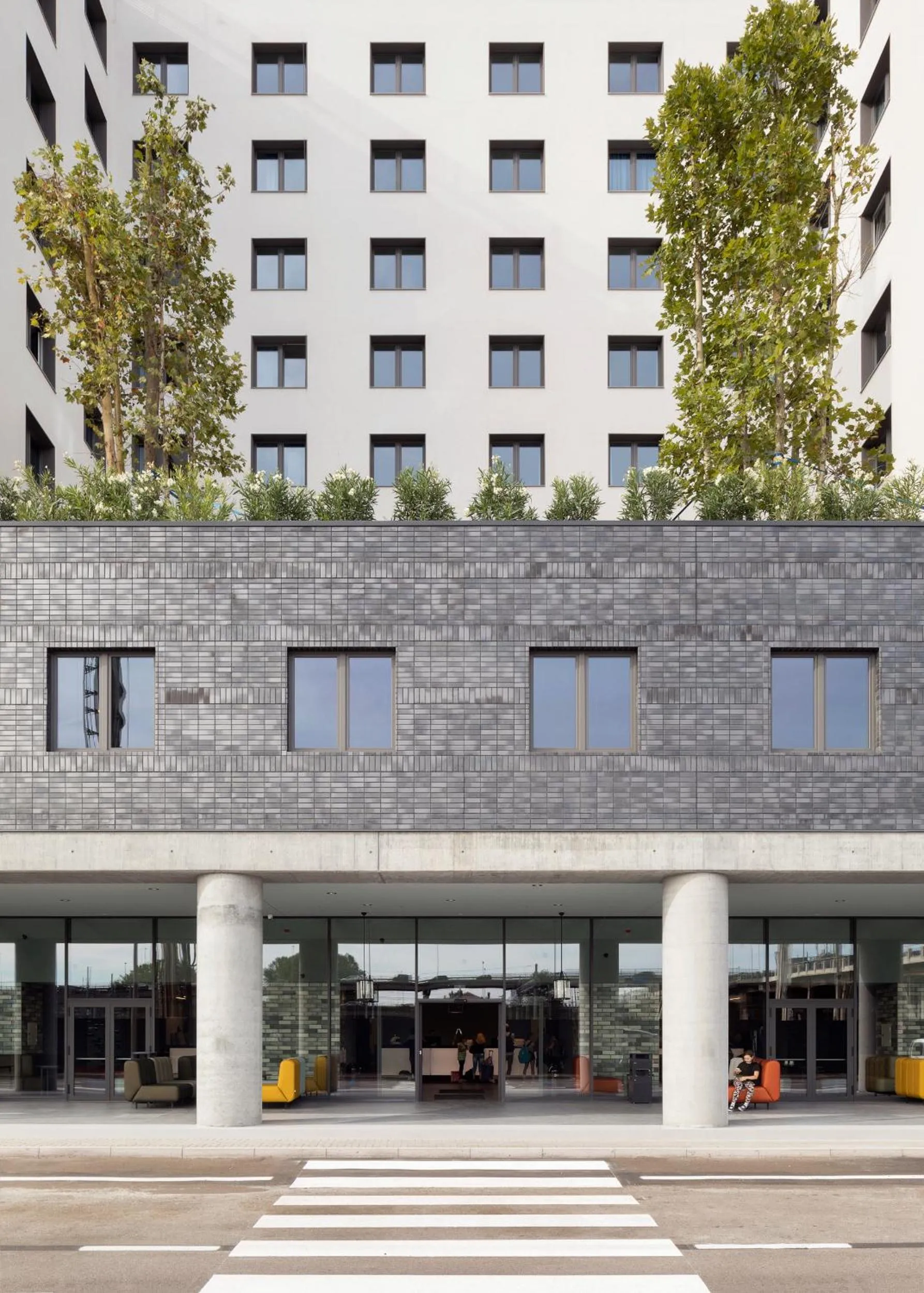 Facade/entrance in a&o Hostel Venezia Mestre