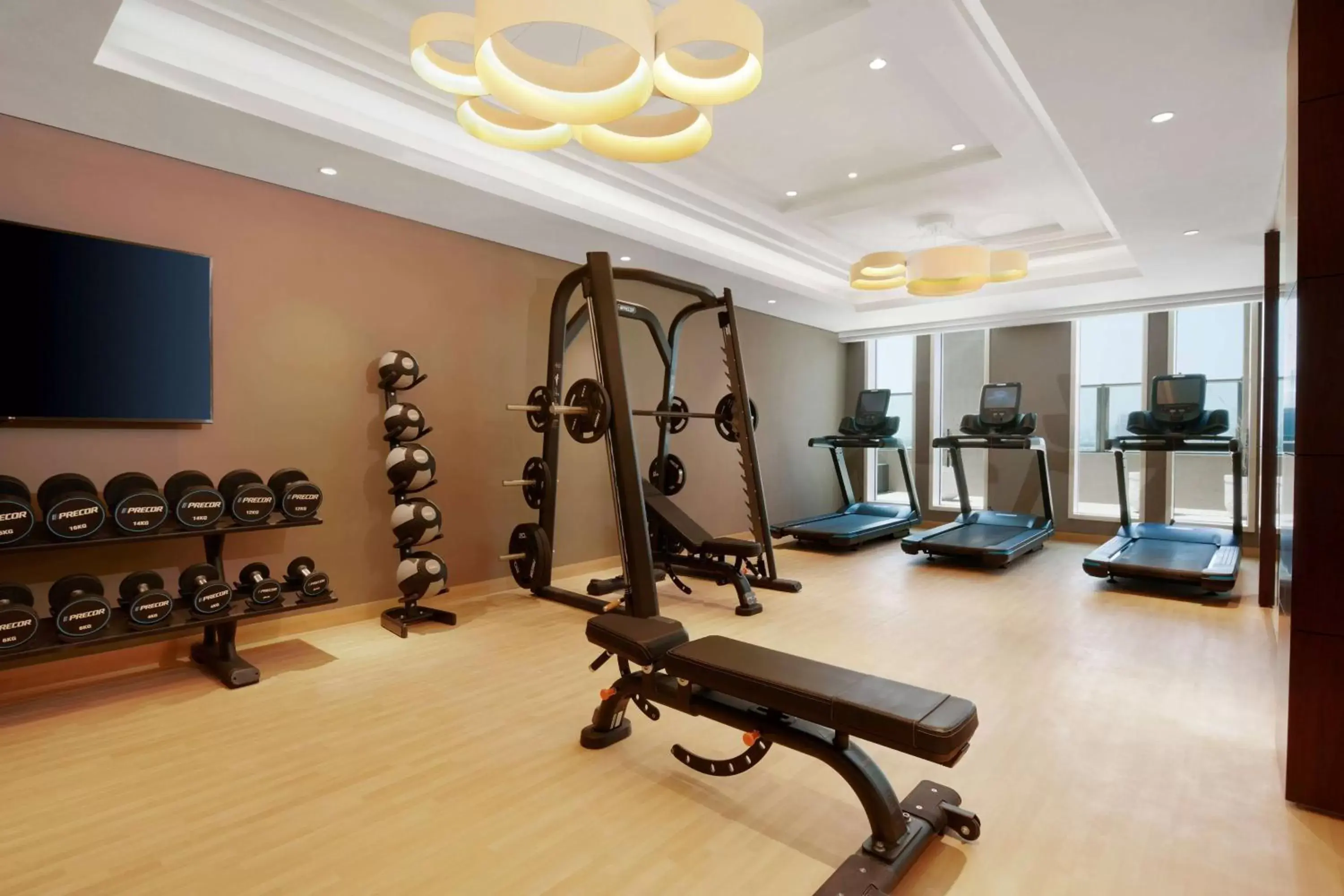 Fitness centre/facilities, Fitness Center/Facilities in Wyndham Grand Doha West Bay Beach