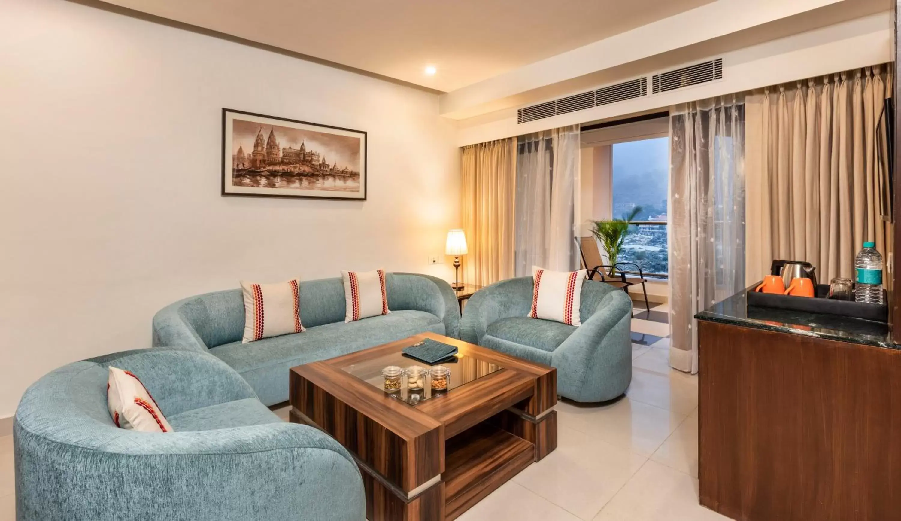 Living room in Lemon Tree Premier, Rishikesh Living room in Lemon Tree Premier, Rishikesh