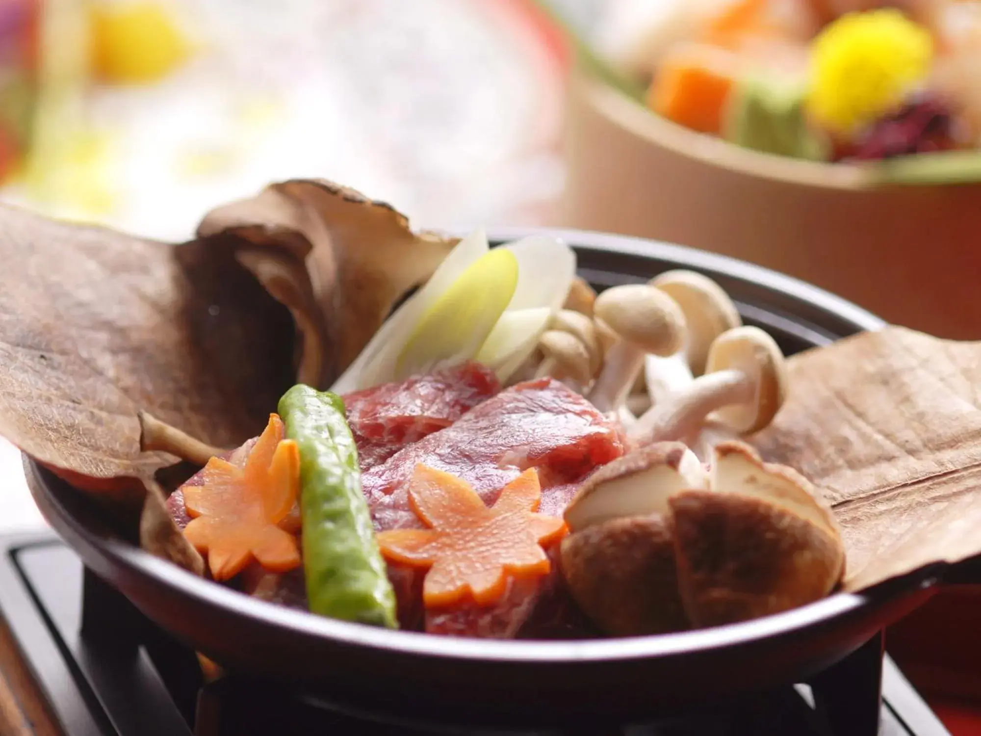 Food close-up, Food in Hotel Shikanoyu