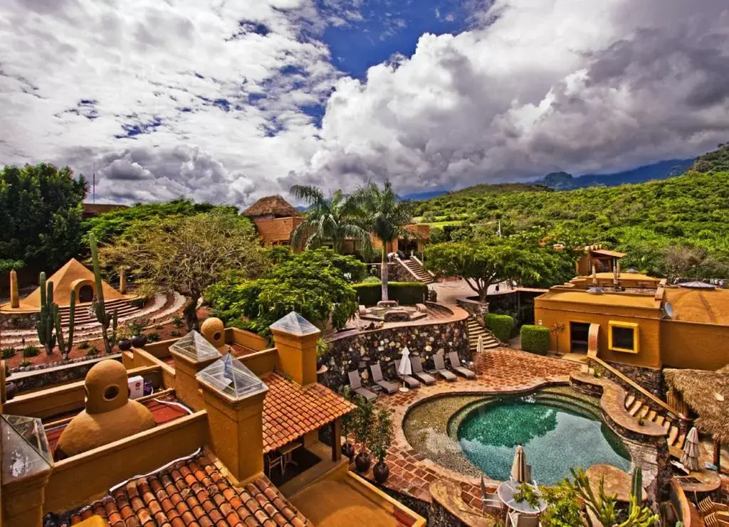 View (from property/room), Bird's-eye View in Hostal de la Luz - Spa Holistic Resort