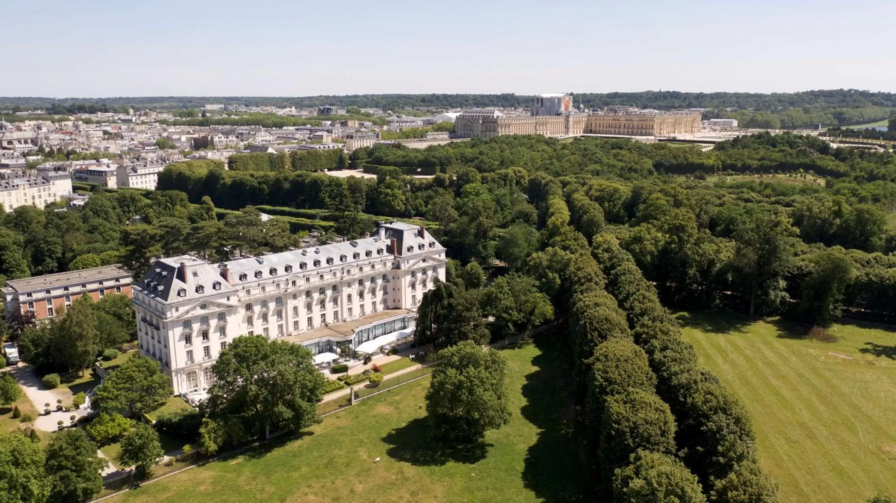 Property building, Bird's-eye View in Waldorf Astoria Versailles - Trianon Palace