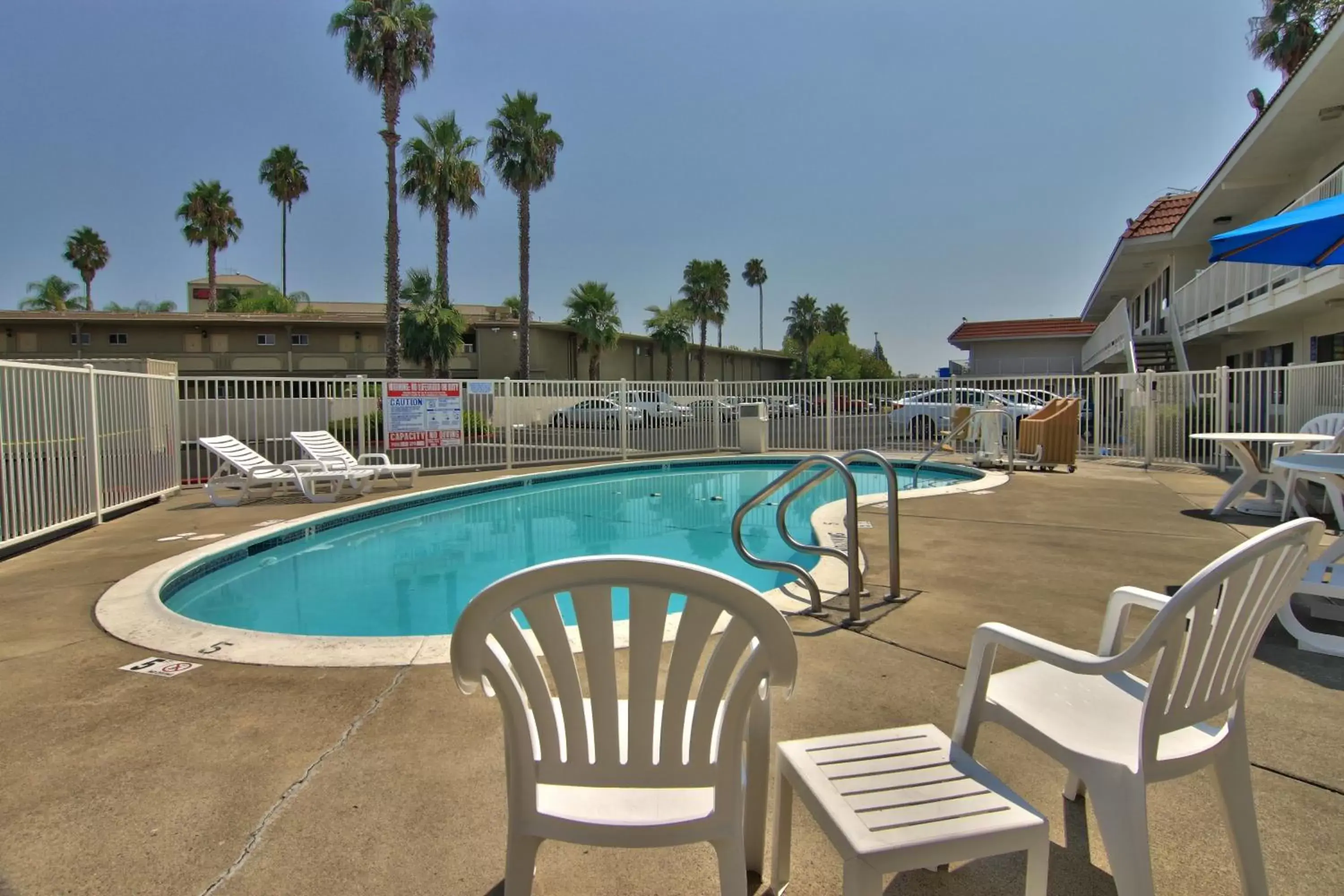 Swimming Pool in Motel 6-West Sacramento, CA