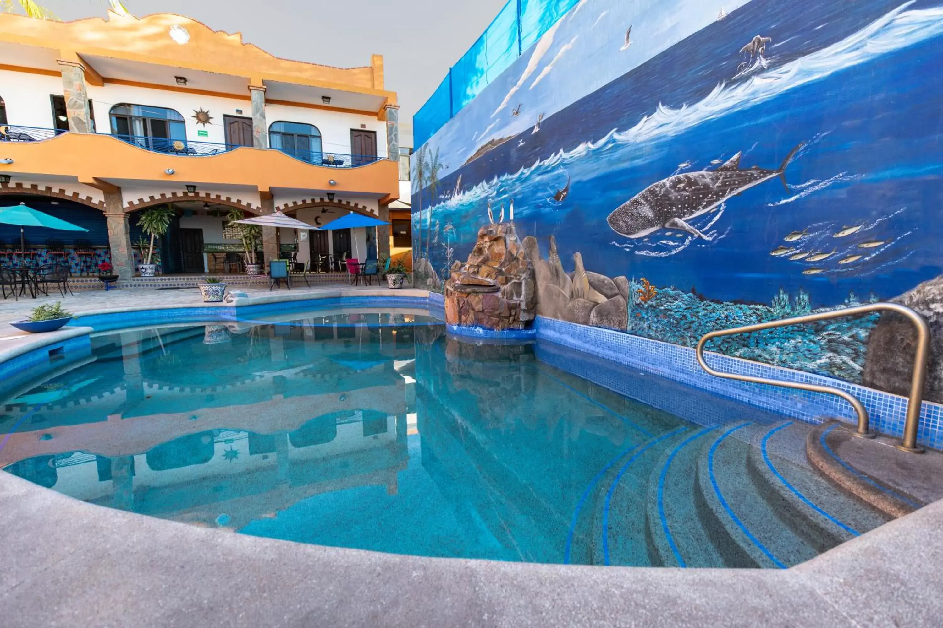 Swimming Pool in Hotel Posada Luna Sol