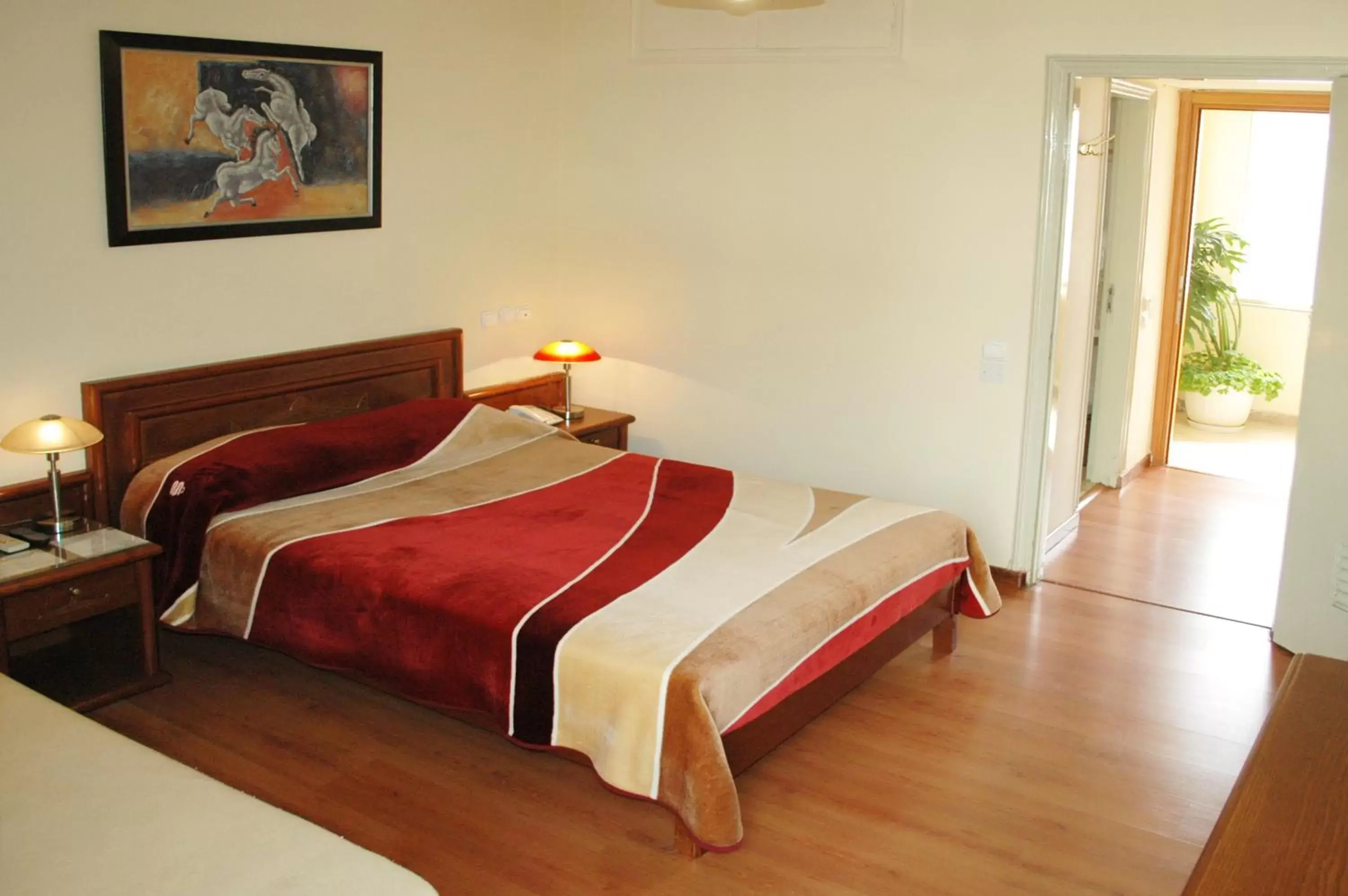 Photo of the whole room, Bed in Omiros Hotel