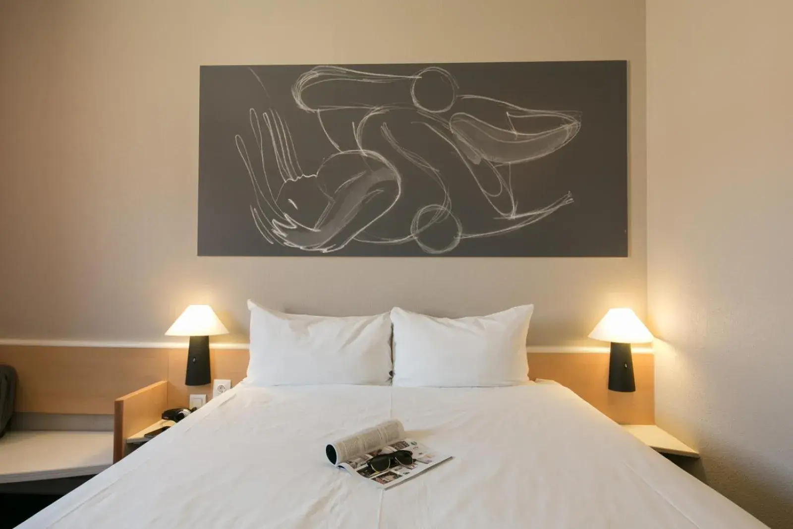 Bedroom, Bed in Ibis Madrid Getafe