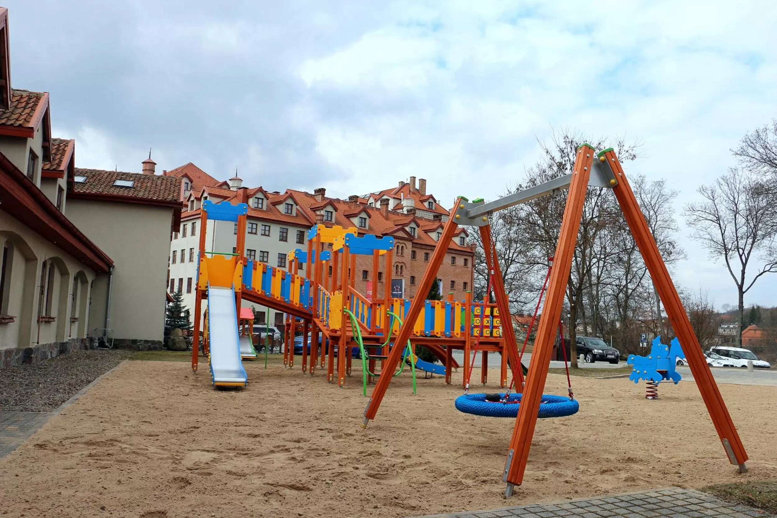 Children play ground in Hotel Zamek Ryn