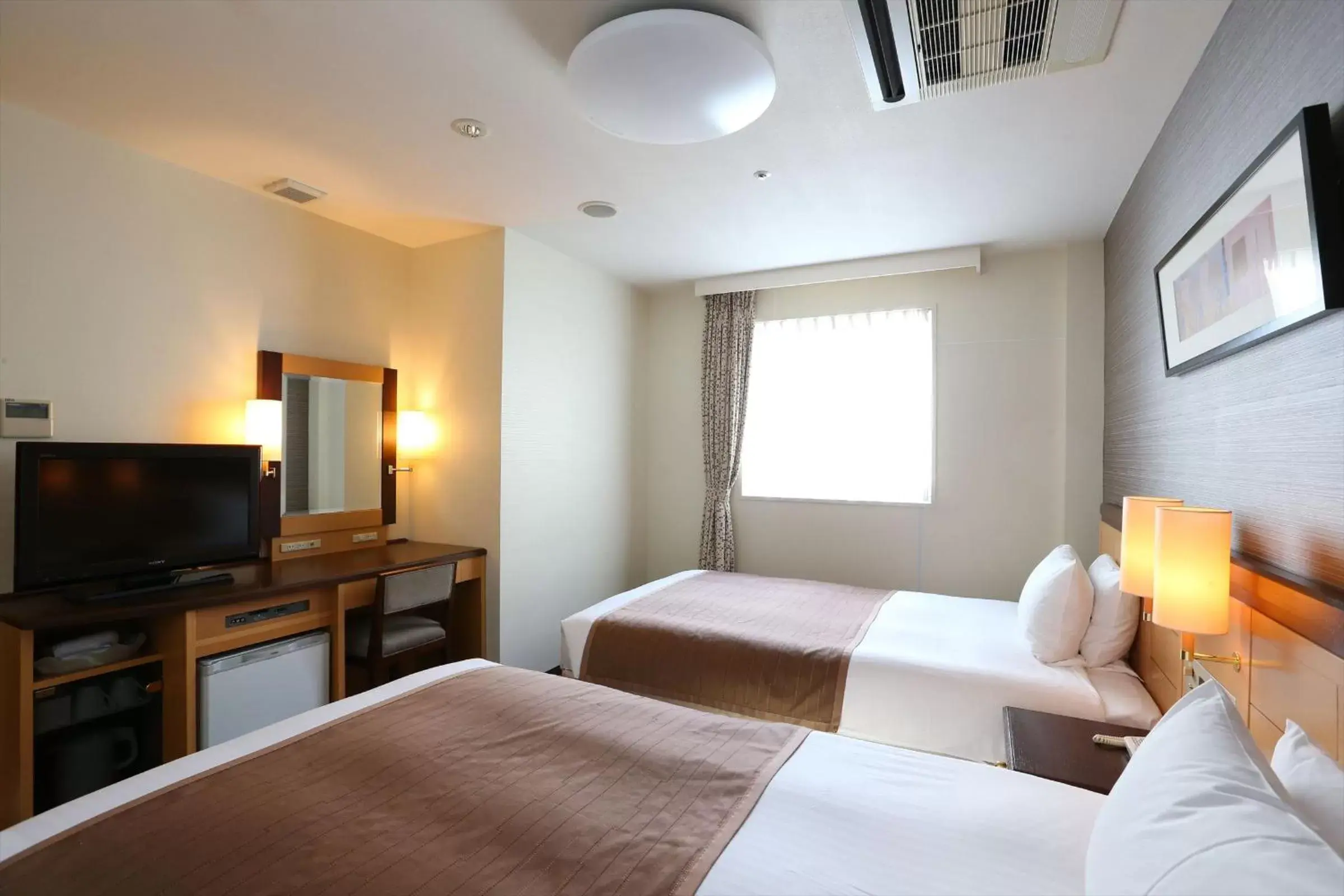 Bed in Hotel Hokke Club Sapporo
