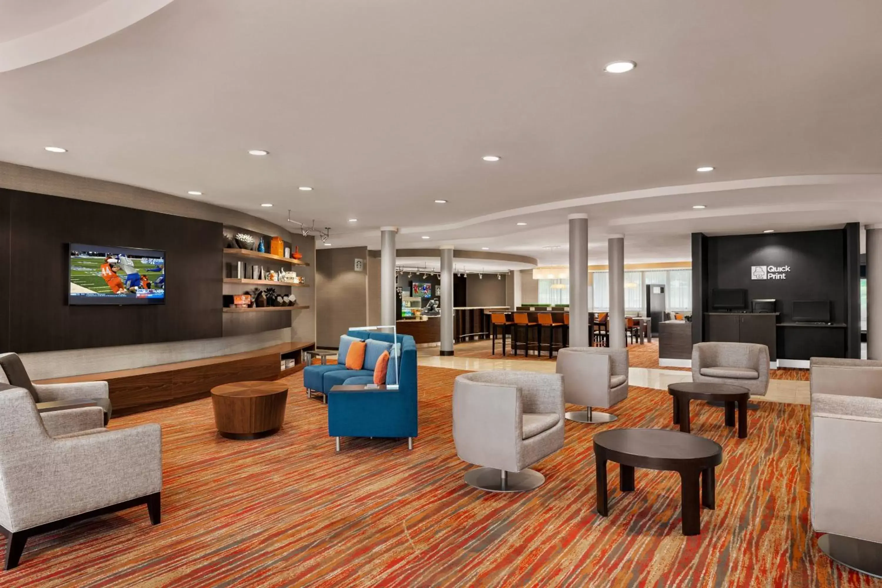 Lobby or reception, Lounge/Bar in Courtyard by Marriott Philadelphia Montgomeryville