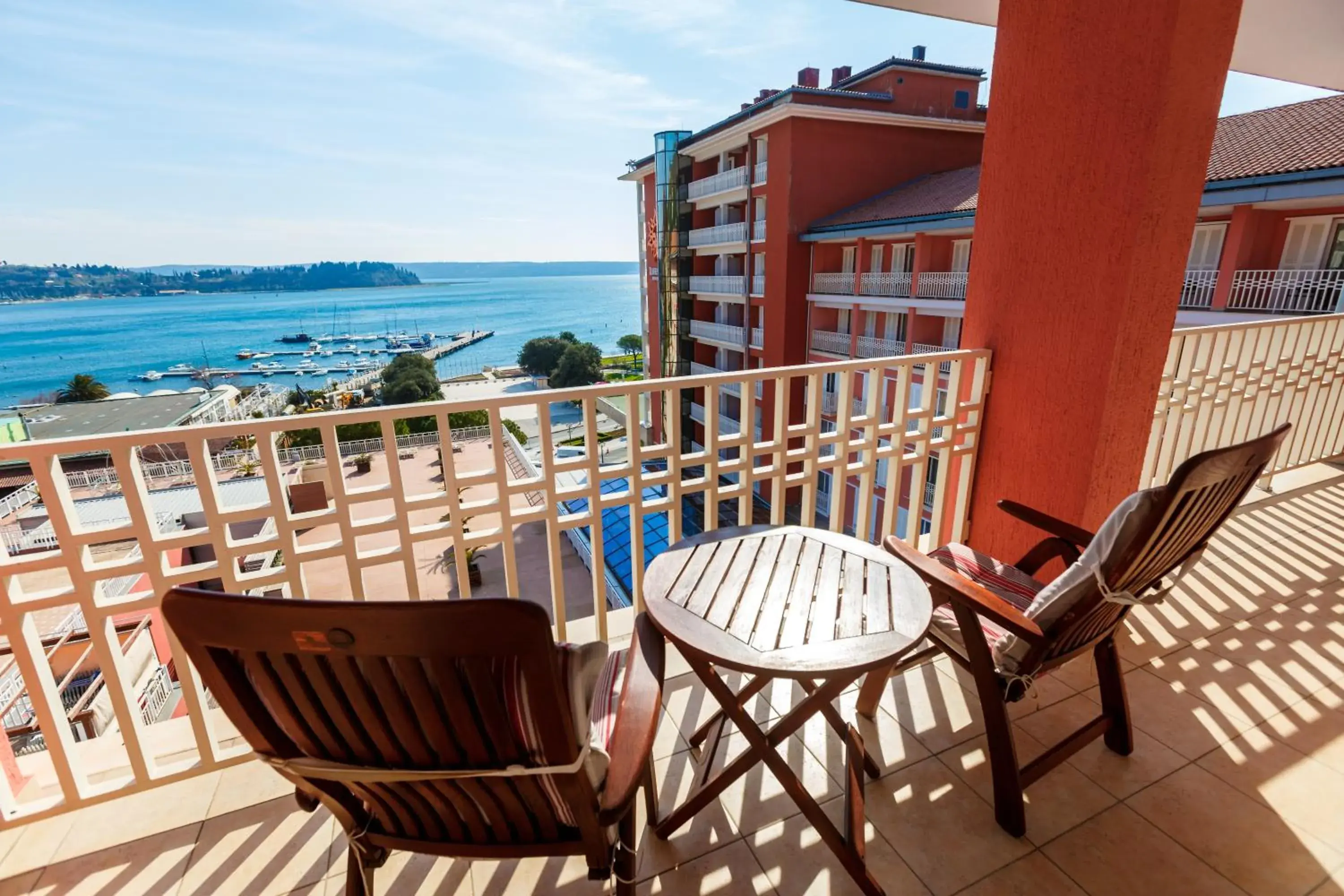 Sea view, Balcony/Terrace in Grand Hotel Portoroz 4* superior  Terme & Wellness LifeClass