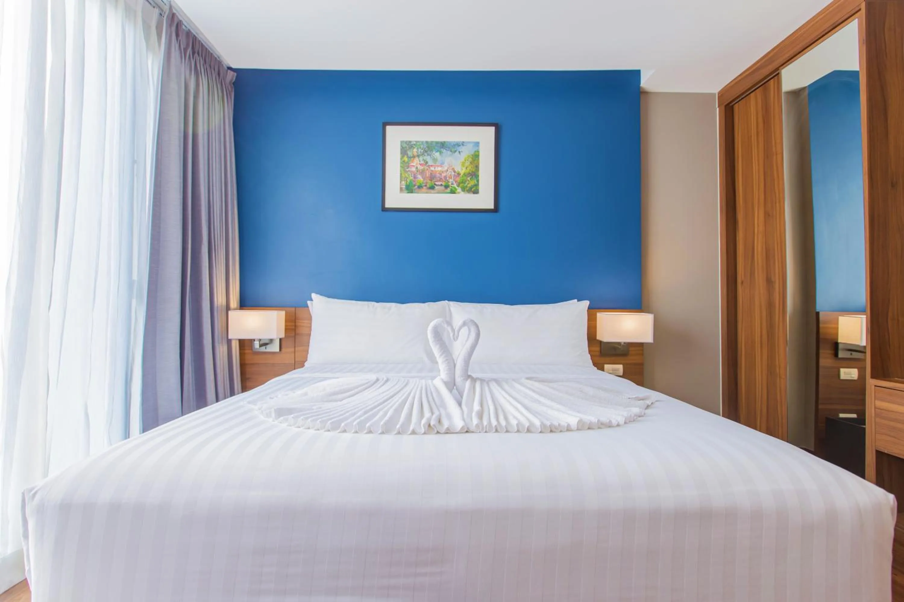 Bed in Amp Am House Bangkok Hotel