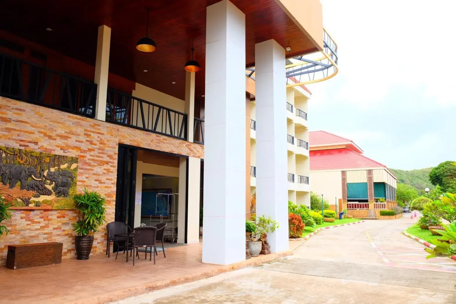 Property Building in New Travel Beach Resort