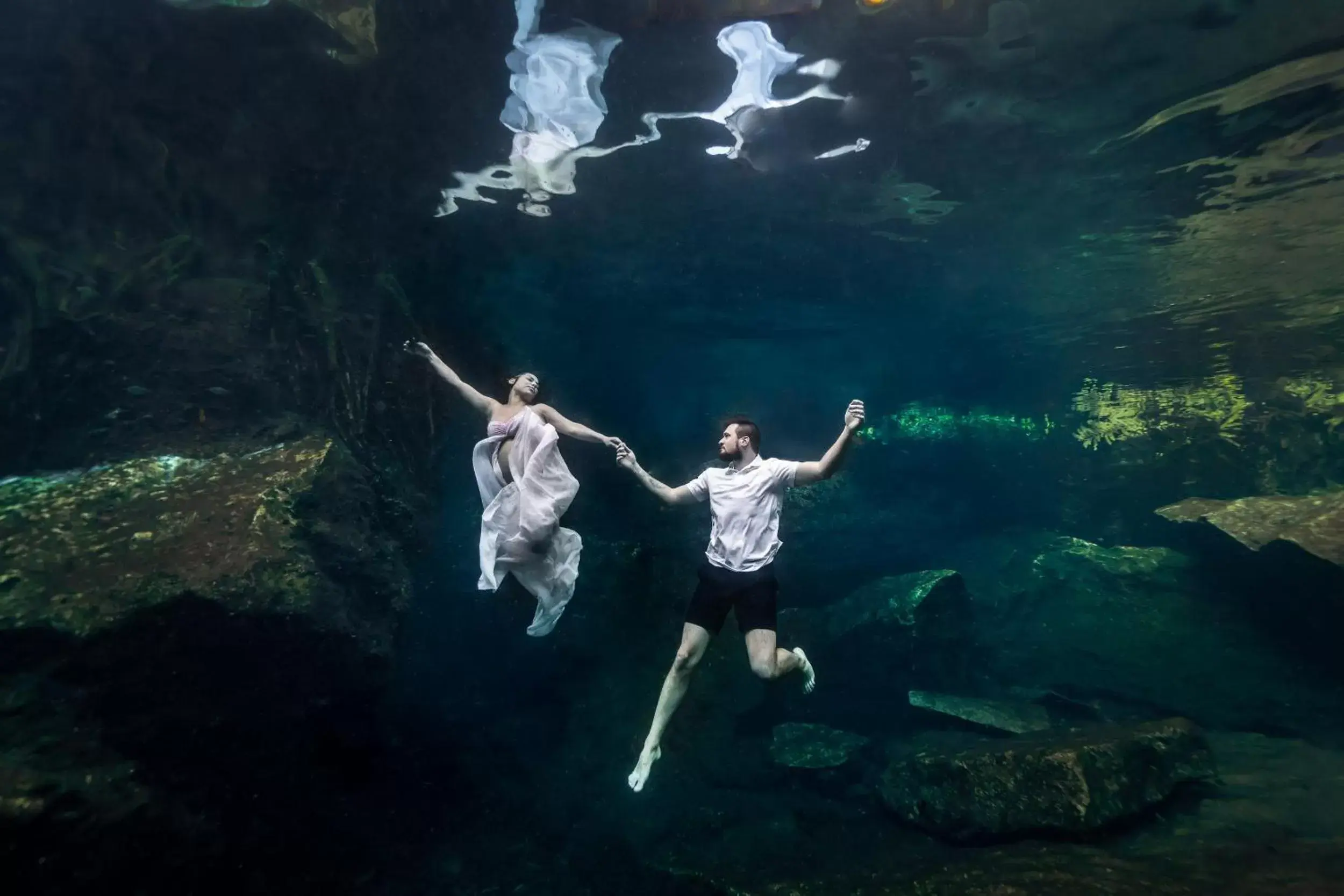 Swimming pool in Hotel Shibari - Restaurant & Cenote Club