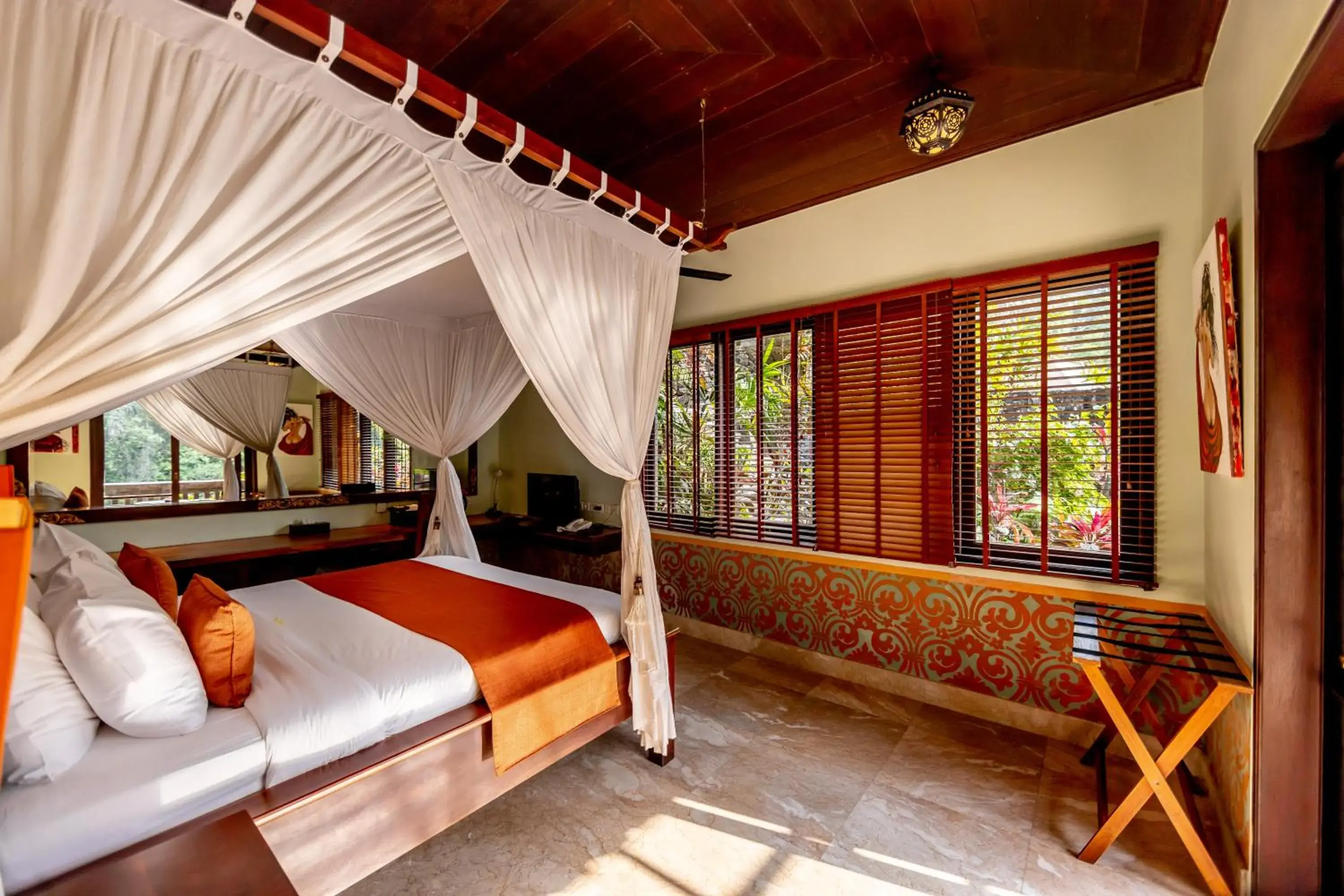 Bed in Bidadari Private Villas & Retreat