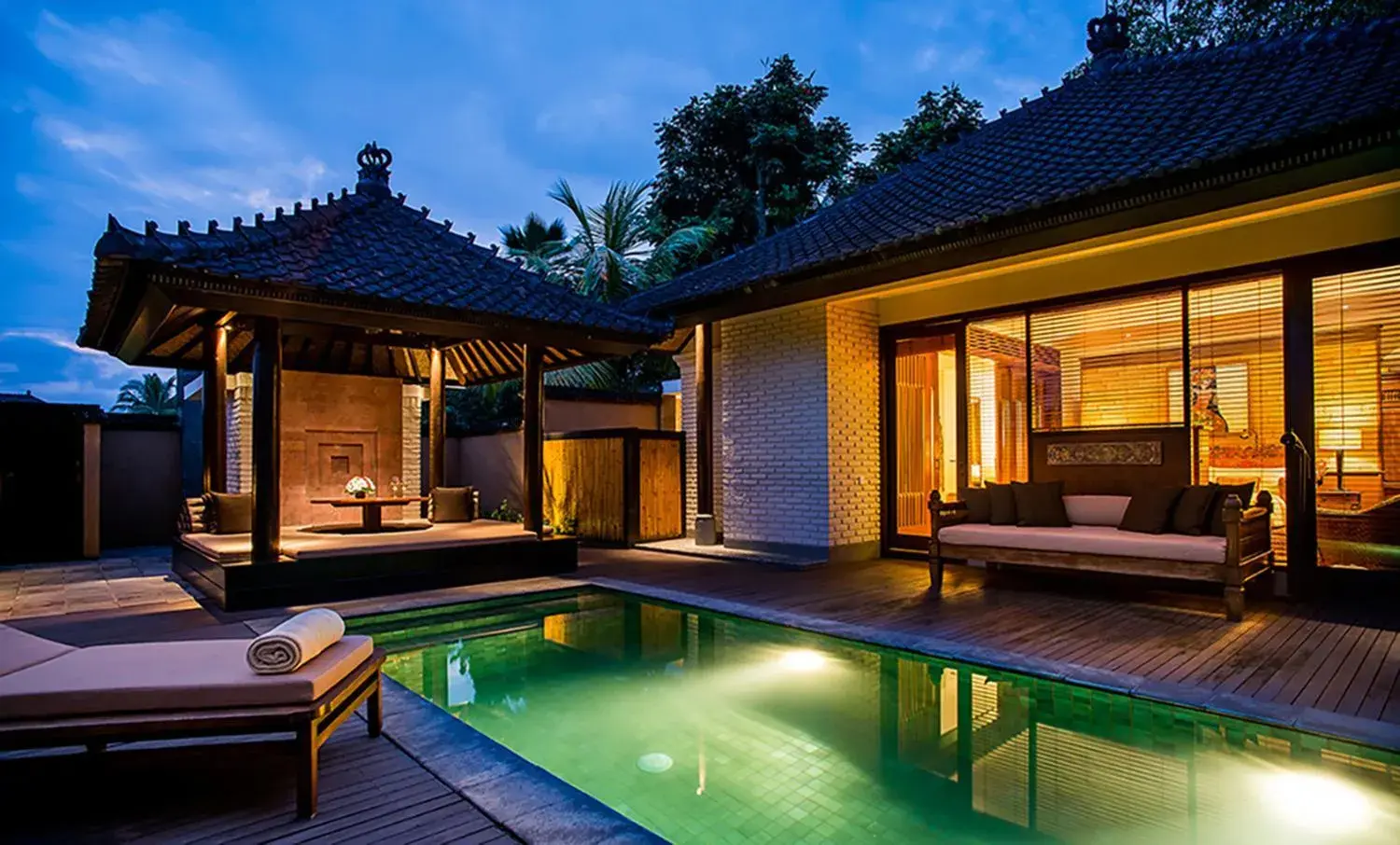 Seating area, Swimming Pool in Tanah Gajah, a Resort by Hadiprana