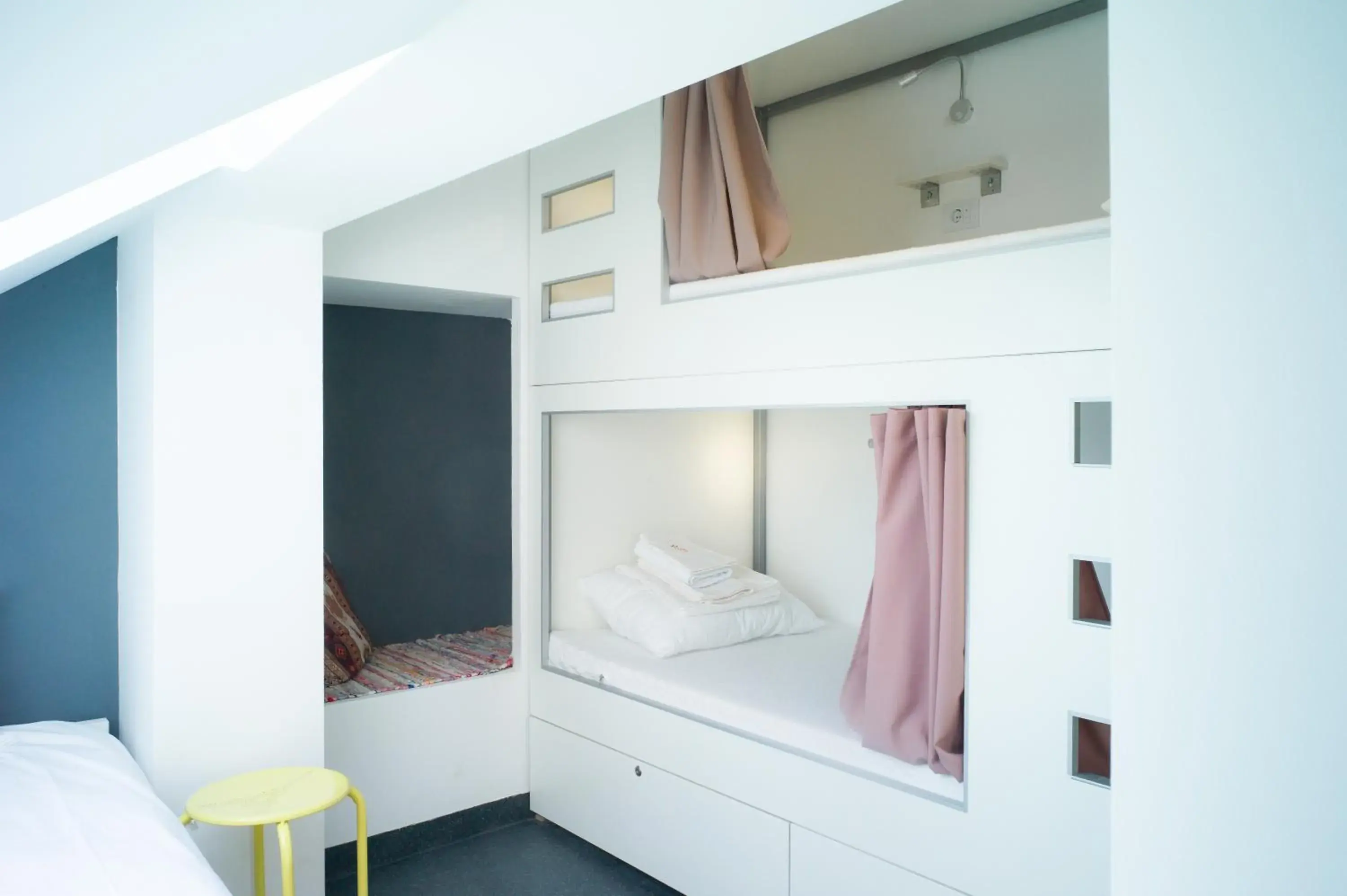 Bedroom, Bunk Bed in Good People design hostel