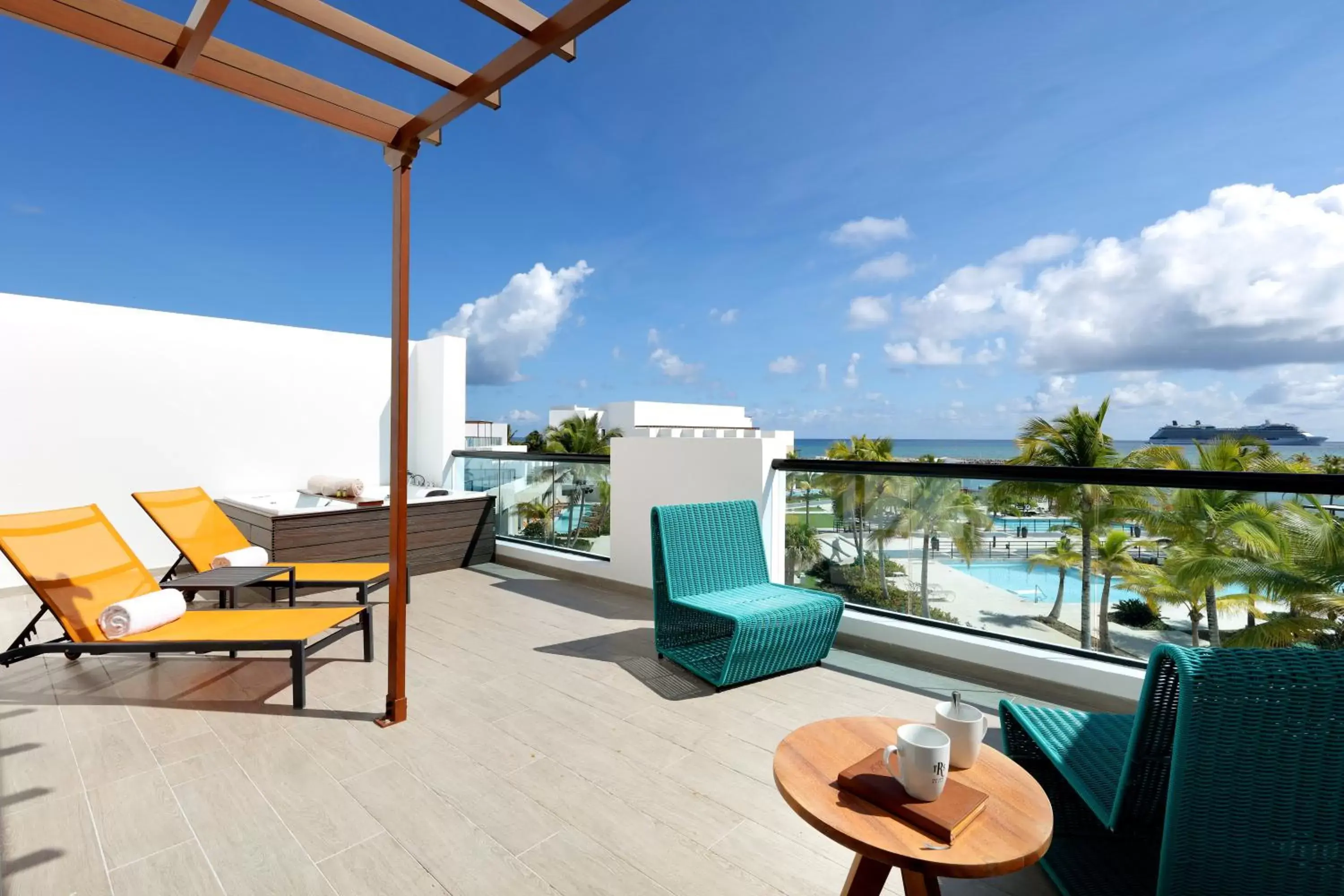 Balcony/Terrace in TRS Cap Cana Waterfront & Marina Hotel - Adults Only