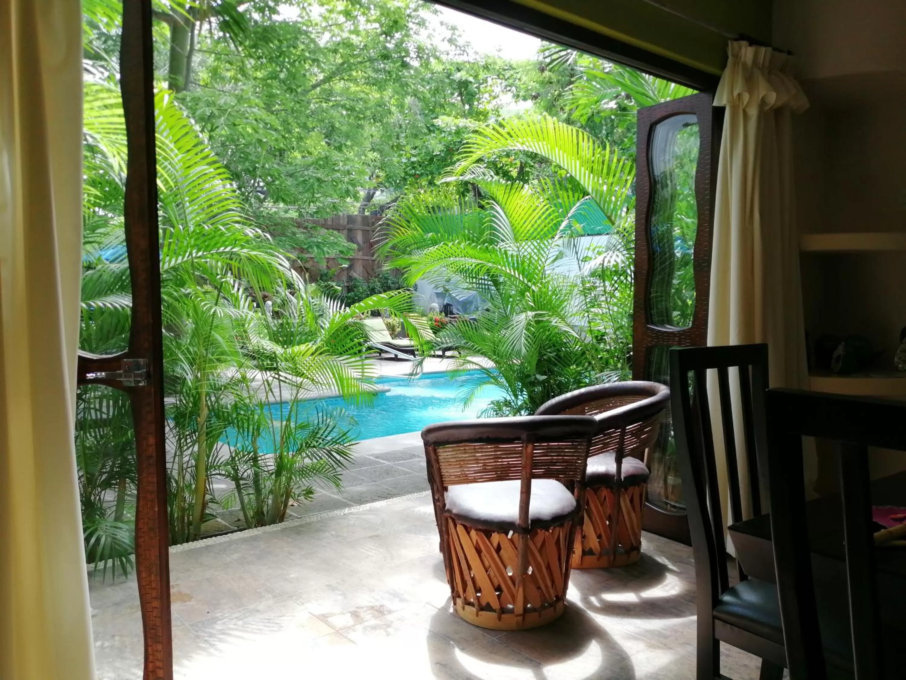Patio in Ceiba Studios